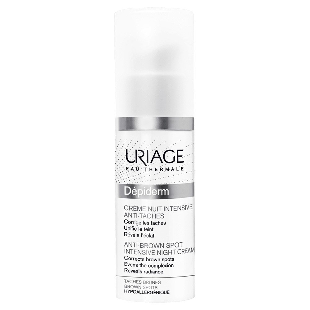 Uriage Eau Thermale Depiderm Anti Brown Spot Intensive Night Cream για την Αποτελεσματική Καταπολέμηση των Καφέ Κηλίδων 30ml