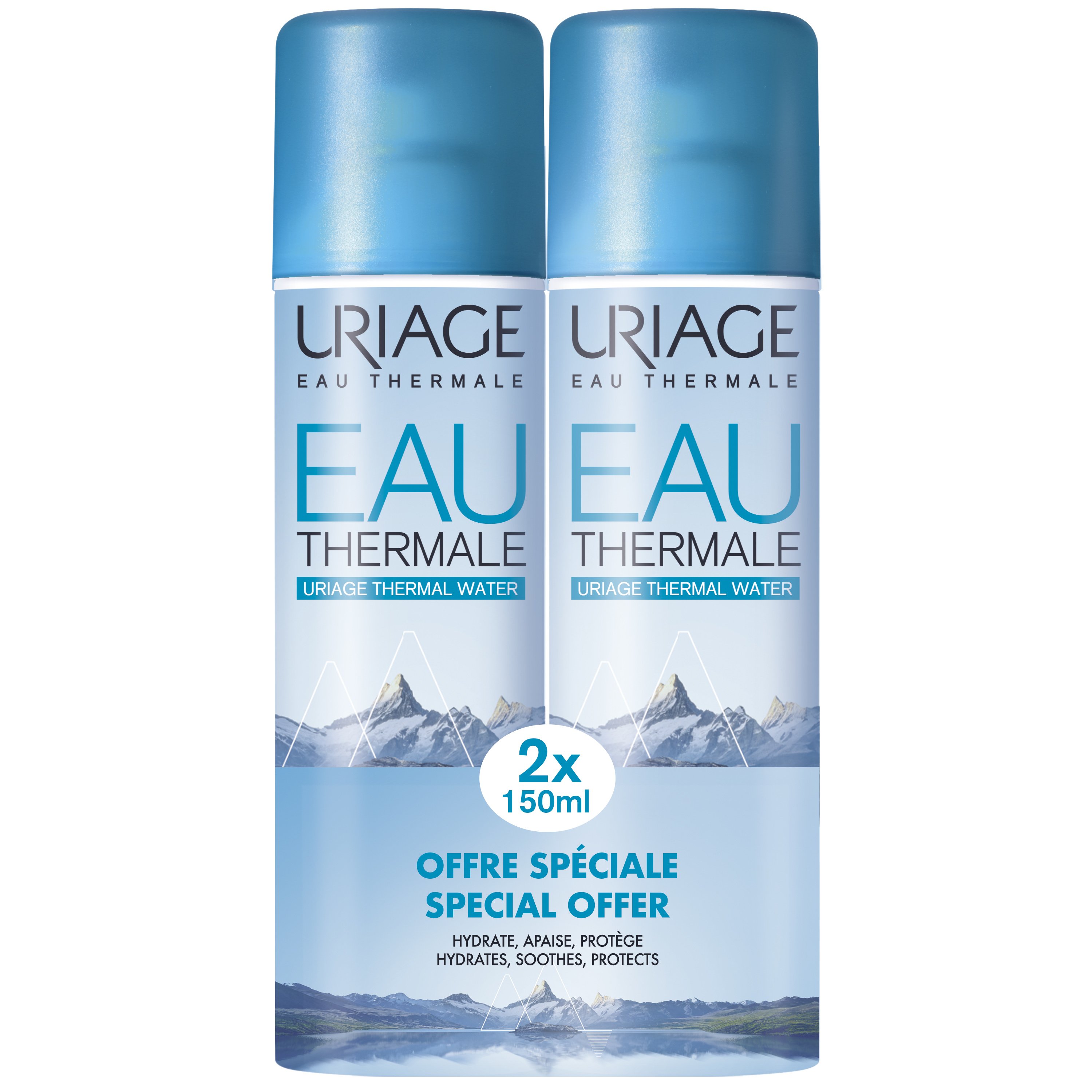Uriage Promo Eau Thermal Water Σπρέι Ιαματικού Νερού 2x150ml