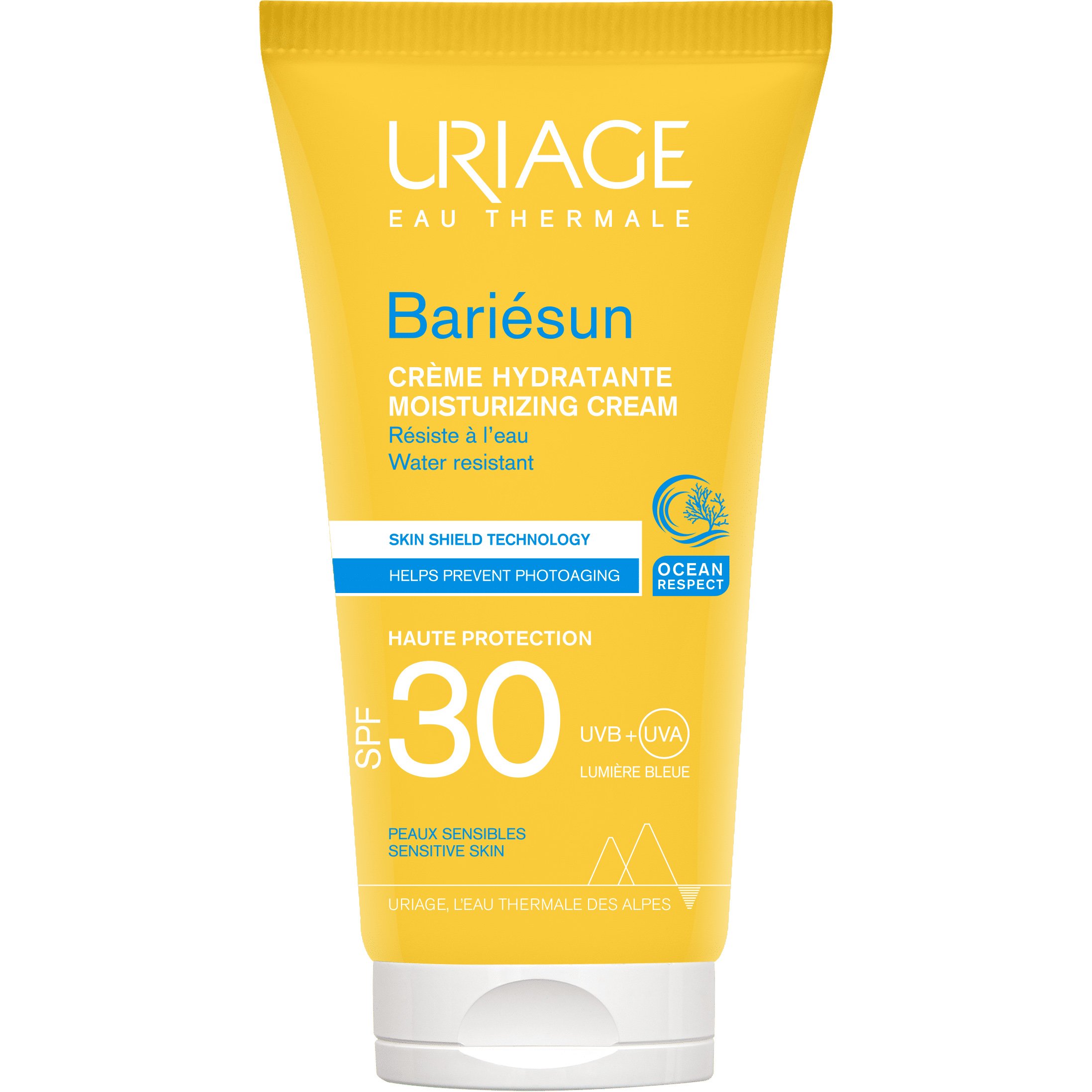 Uriage Uriage Bariesun Moisturizing Cream Spf30 High Protection Αντηλιακή Κρέμα Προσώπου Υψηλής Προστασίας Ελαφριάς Υφής, Κατάλληλη για Ευαίσθητες Επιδερμίδες 50ml