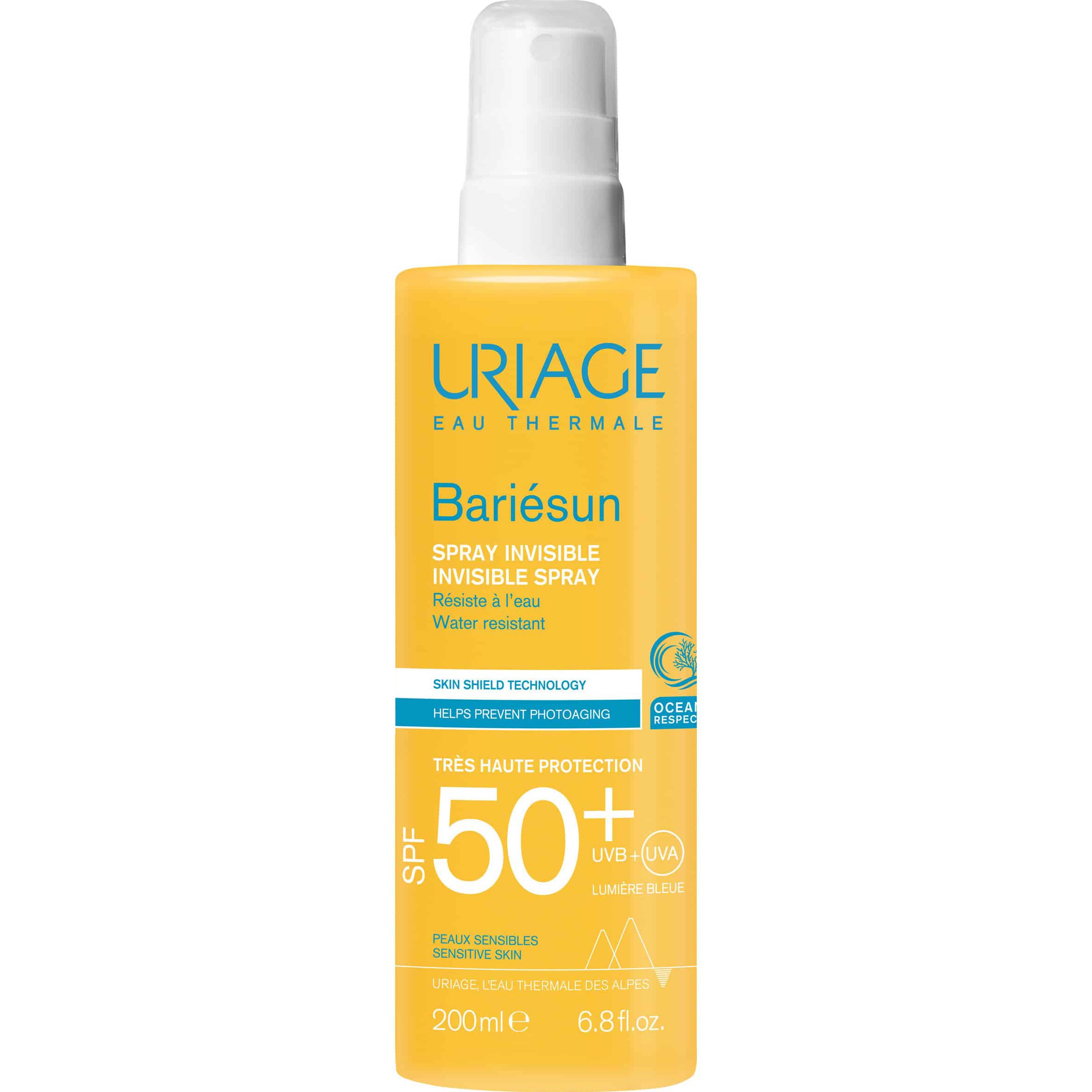 Uriage Uriage Bariesun Invisible Spray Spf50+ Διάφανο Αντηλιακό Spray Προσώπου & Σώματος Πολύ Υψηλής Προστασίας 200ml