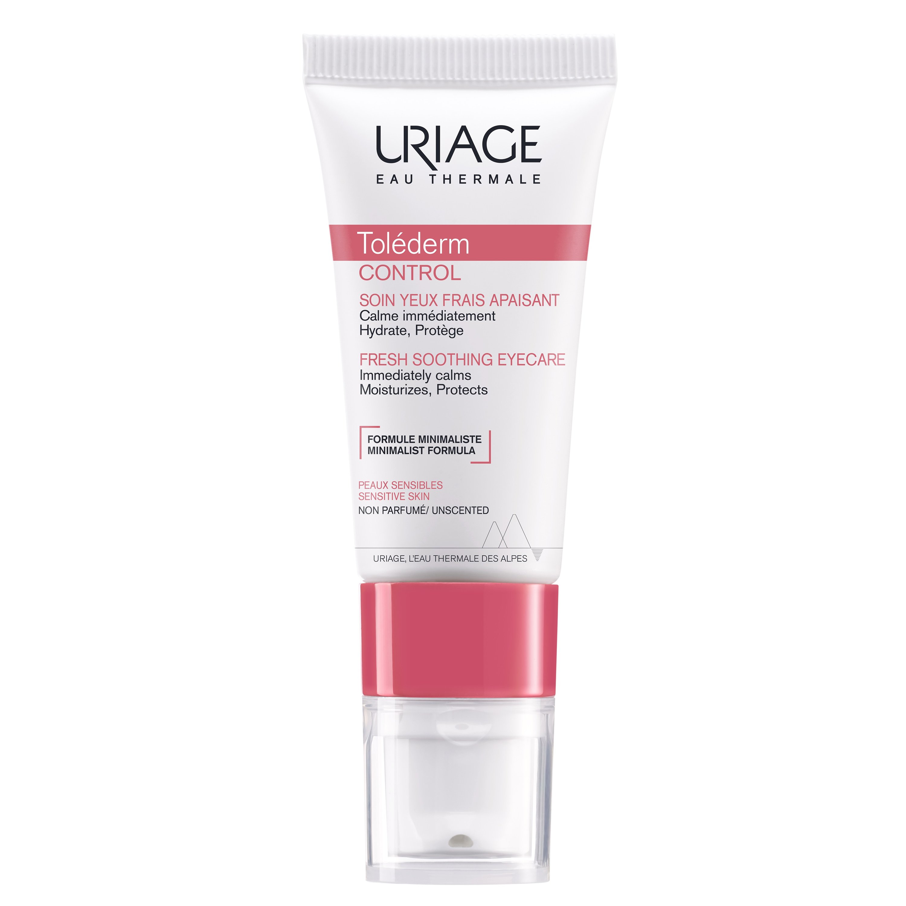Uriage Tolederm Control Soothing Eyecare Καταπραϋντική Κρέμα Ματιών Ελαφριάς Υφής για Δυσανεκτική & Αλλεργική Επιδερμίδα 40ml