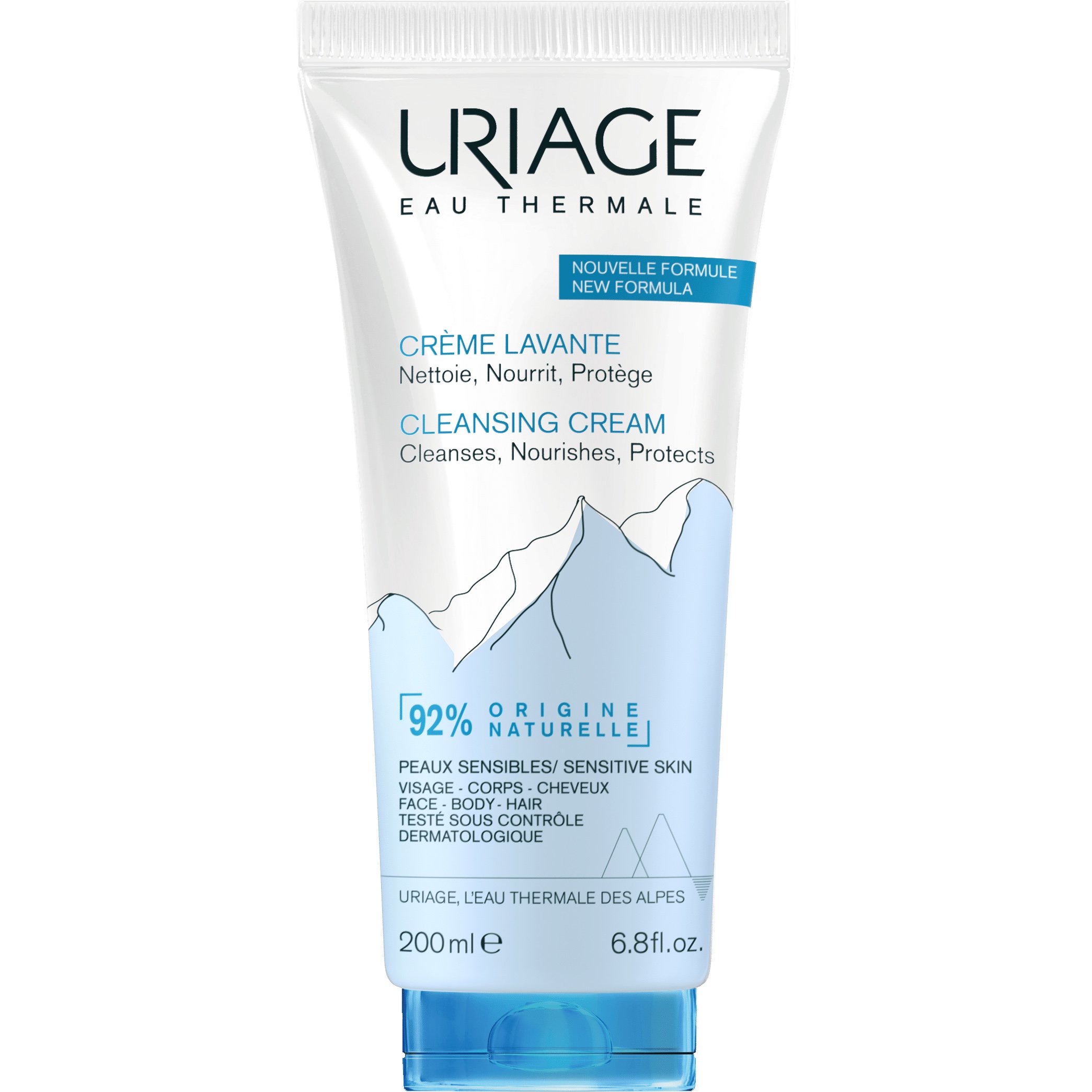 Uriage Cleansing Cream Κρέμα Καθαρισμού & Θρέψης για Πρόσωπο - Σώμα - Μαλλιά 200ml
