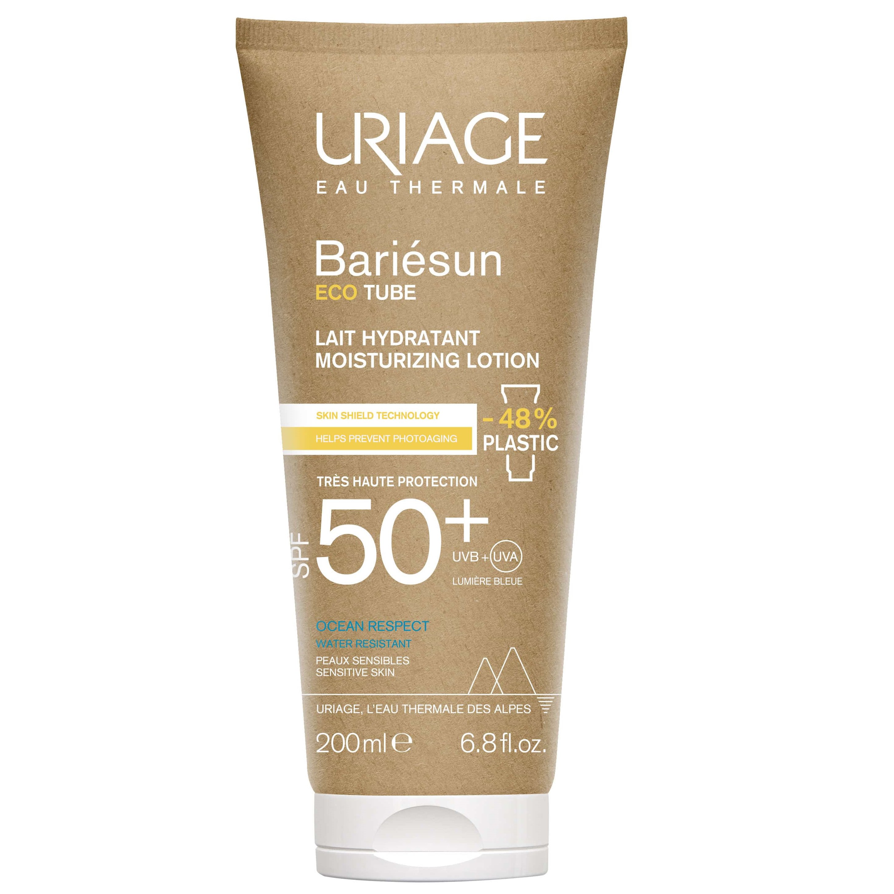 Uriage Bariesun Moisturizing Lotion Spf50+ Eco Tube Ενυδατική Λοσιόν Προσώπου, Σώματος Πολύ Υψηλής Αντηλιακής Προστασίας 200ml
