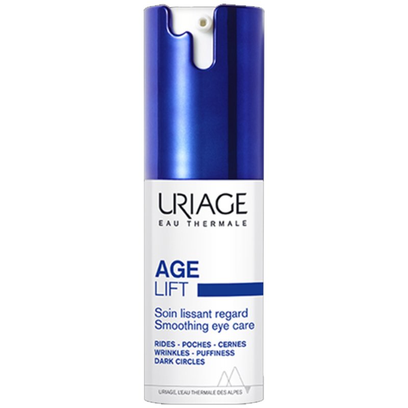 Uriage Age Lift Smoothing Eye Care Αντιγηραντική Κρέμα Ματιών για Σύσφιξη, Σακούλες & Μαύρους Κύκλους 15ml