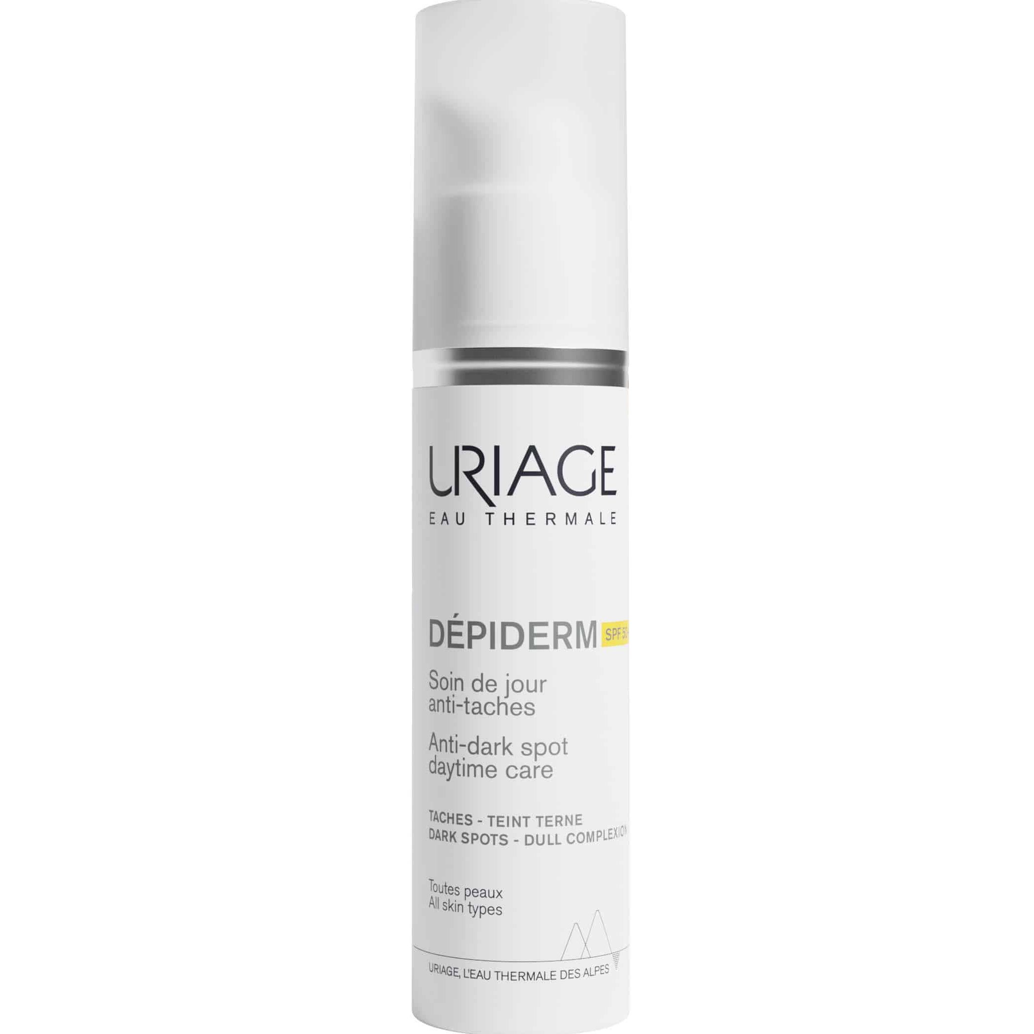 Uriage Depiderm Anti-Dark Spot Daytime Care Spf50+ Φροντίδα Ημέρας Κατά των Καφέ Κηλίδων με Πολύ Υψηλή Προστασία 30ml