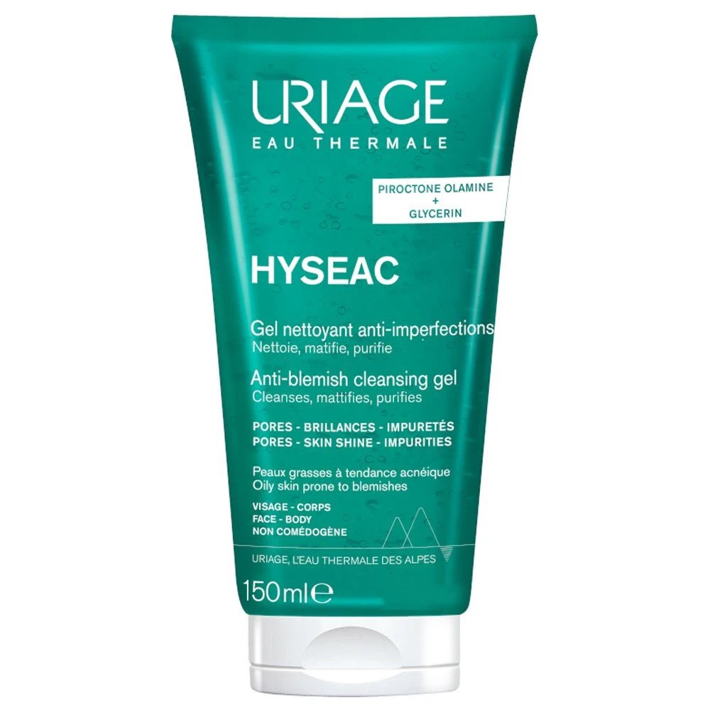 Uriage Hyseac Anti-Blemish Cleansing Gel Τζελ Σώματος για Βαθύ Καθαρισμό Κατά των Κηλίδων που Απομακρύνει τους Ρύπους 150ml