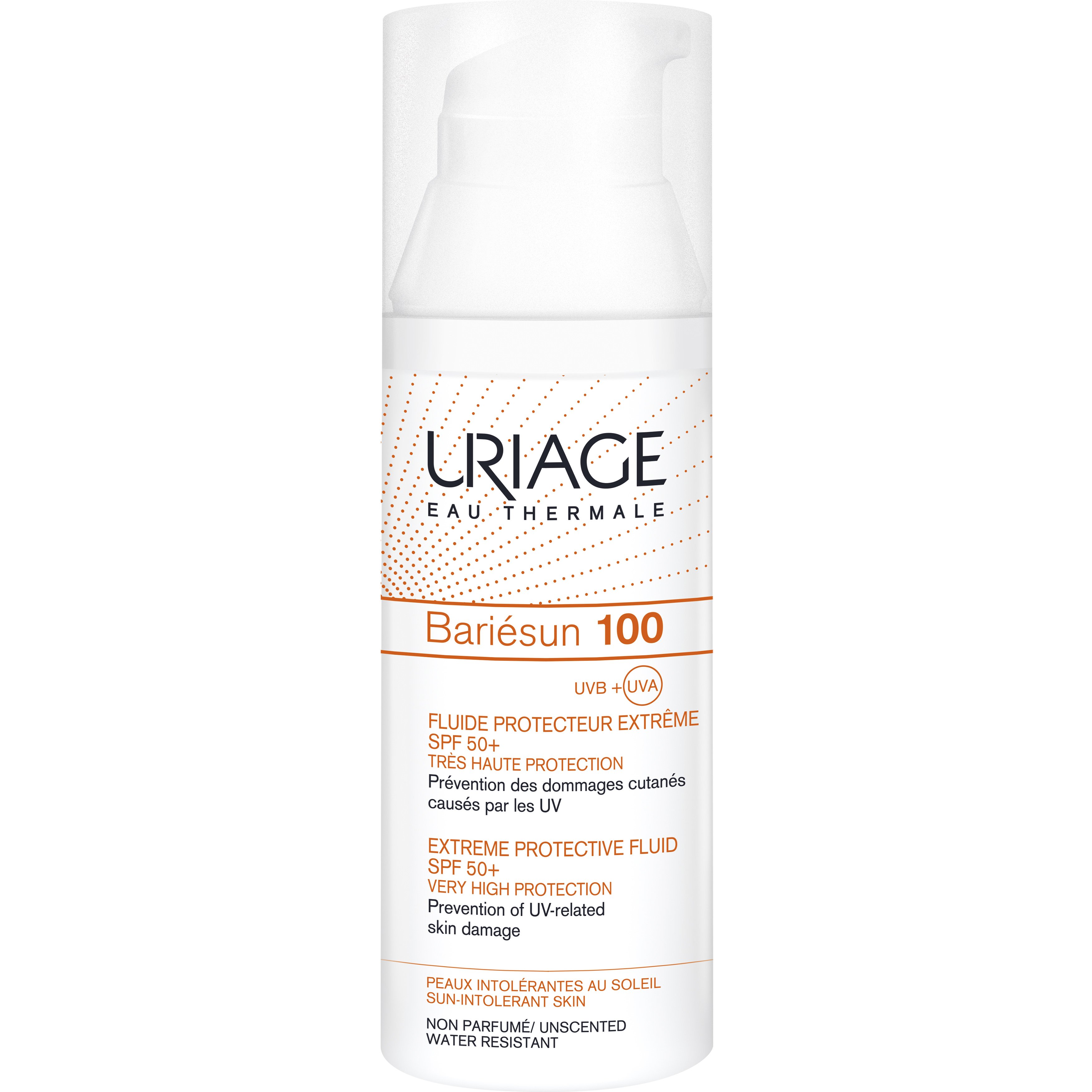 Uriage Bariesun 100 Extreme Protective Fluid Spf50+ Very High Protection Αντηλιακή Κρέμα Εξαιρετικά Υψηλής Προστασίας 50ml