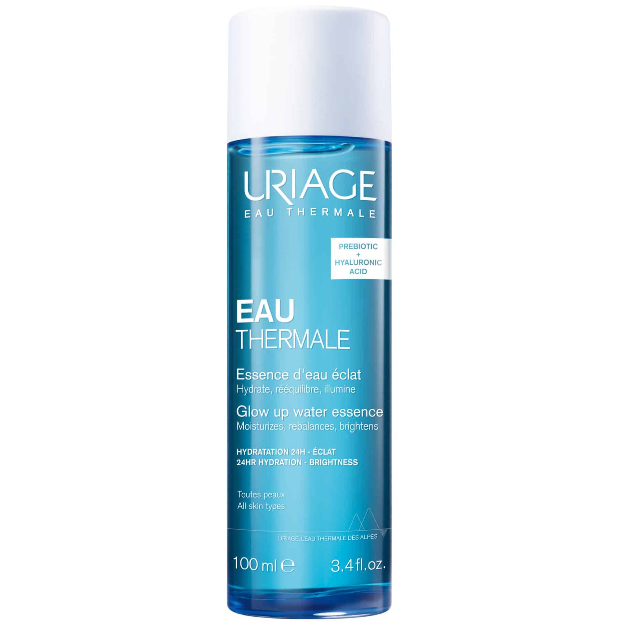 Uriage Uriage Eau Thermale Glow Up Water Essence Ενυδατικό Νερό - Τζελ Προσώπου Μεγάλης Διάρκειας 100ml