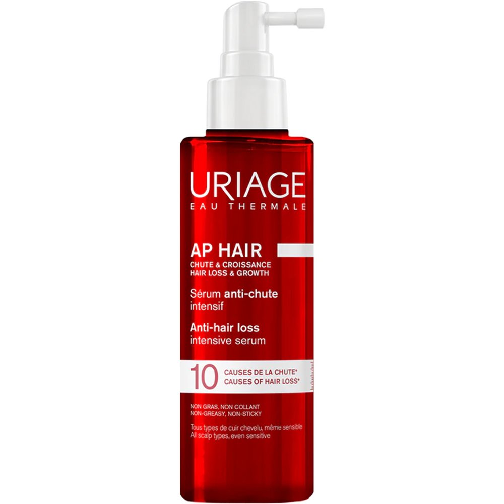 Uriage AP Hair Anti-Hair Loss & Growth Serum Εντατικός Ορός σε Μορφή Γαλακτώματος Κατά της Τριχόπτωσης & Αραίωσης των Μαλλιών με Βιταμίνη C, Ε & Καφεΐνη 100ml