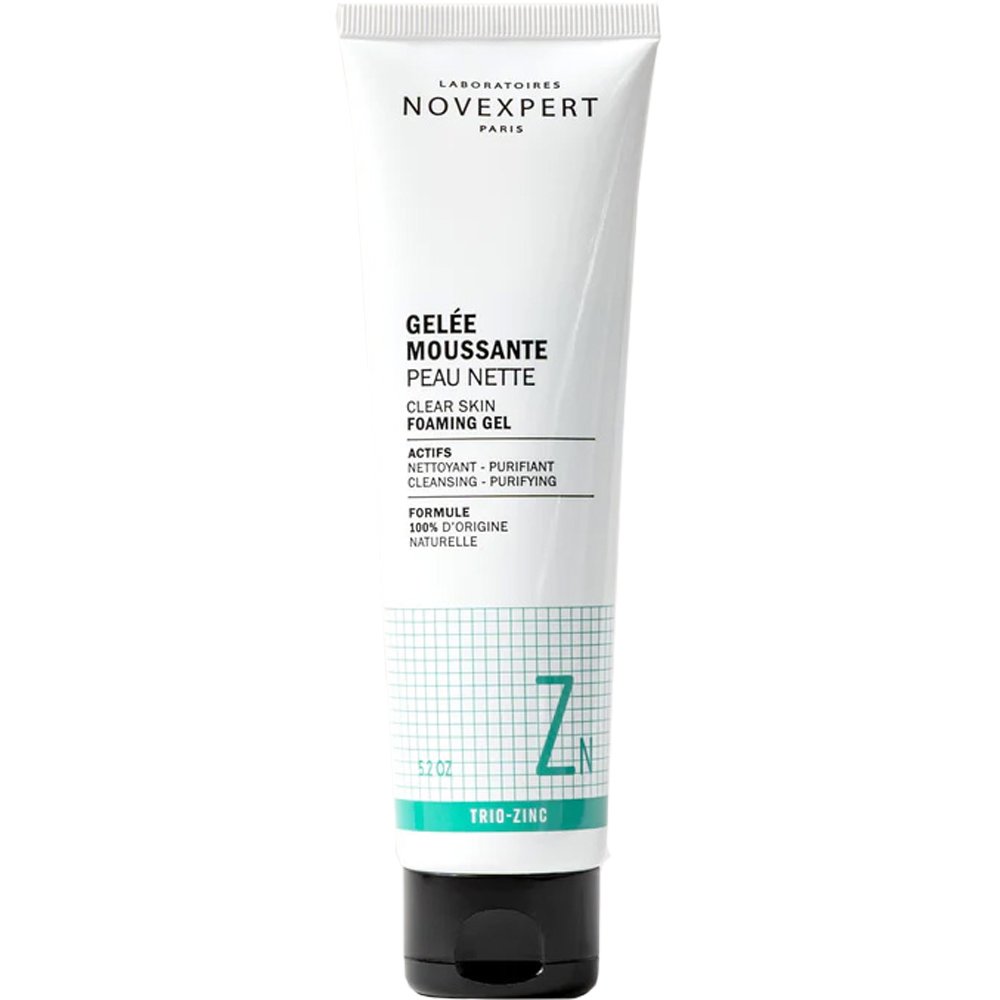 Novexpert Novexpert Trio-Zinc Clear Skin Foaming Gel Αφρώδες Τζελ Καθαρισμού Κατάλληλο για Επιδερμίδα με Τάση Ακμής 150g