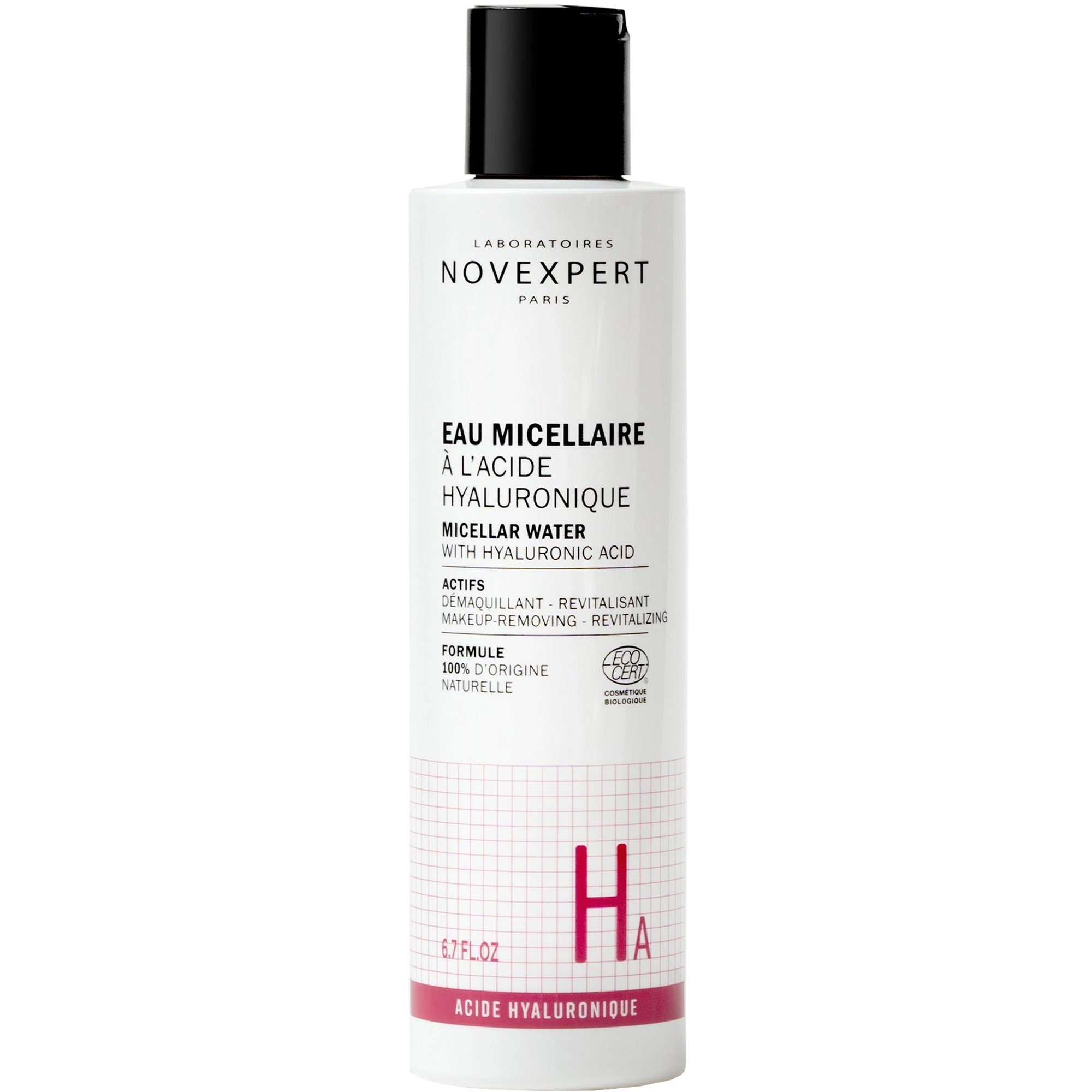 Novexpert Novexpert Hyaluronic Acid Micellar Water Μικυλλιακό Νερό Καθαρισμού με Υαλουρονικό Οξύ για Όλους τους Τύπους Δέρματος 200ml