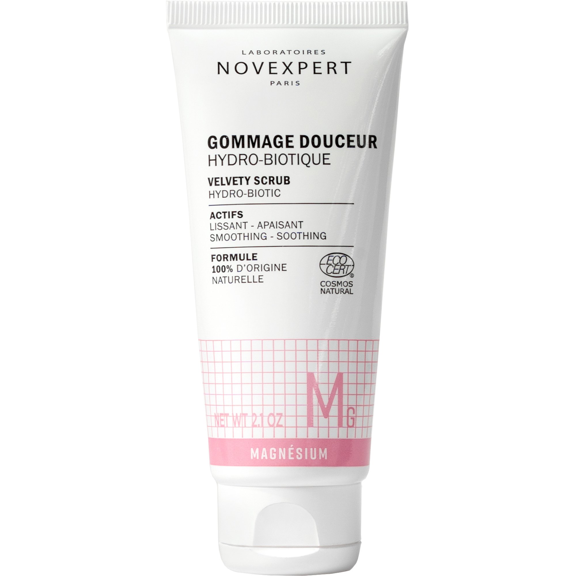 Novexpert Novexpert Hydro-Biotic Velvety Scrub Απαλό Scrub για Ευαίσθητες Επιδερμίδες για Πρόσωπο & Χείλη 60ml