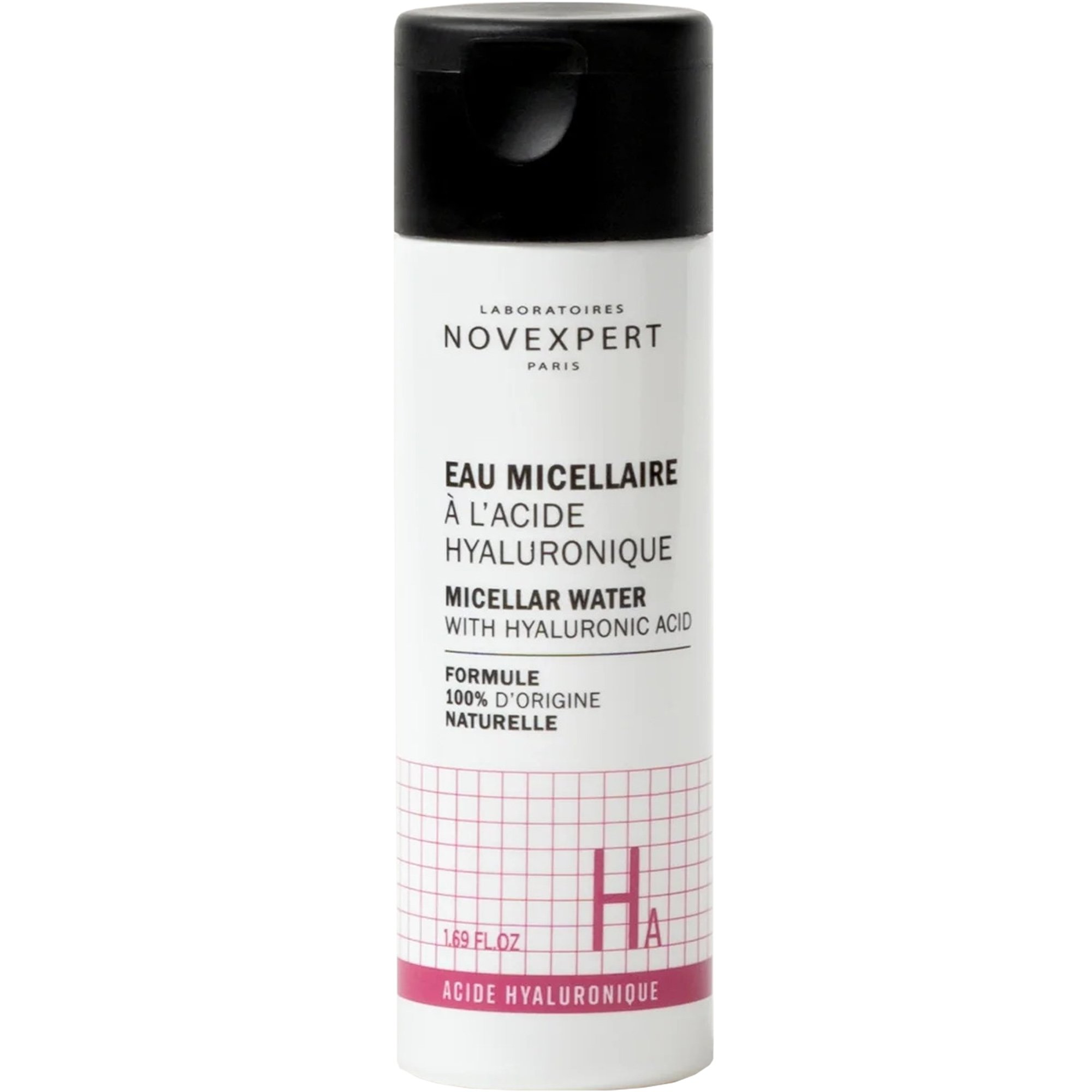 Novexpert Novexpert Hyaluronic Acid Micellar Water Μικυλλιακό Νερό Καθαρισμού με Υαλουρονικό Οξύ για Όλους τους Τύπους Δέρματος 50ml