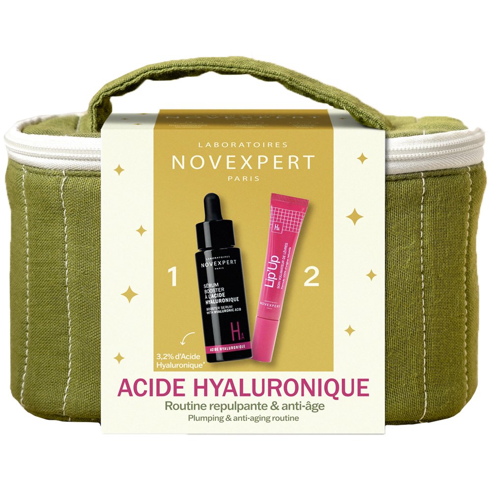 Novexpert Novexpert Promo Anti-Aging Hyaluronic Acid Booster Serum 30ml & Moisturizing Anti-Wrinkle Lip'up Lip Balm