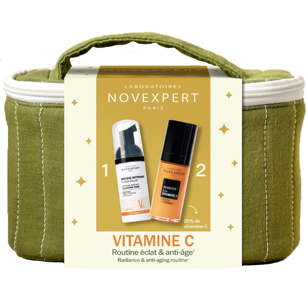 Novexpert Novexpert Promo Vitamin C Booster Serum 30ml & Cleansing Foam 40ml & Δώρο Νεσεσέρ 1 Τεμάχιο