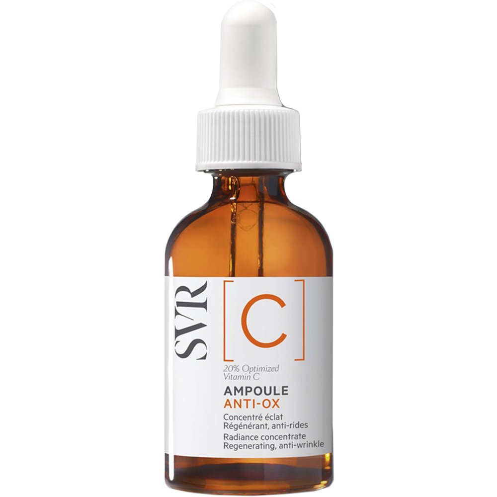 SVR [C] Ampoule Anti-Ox Radiance Concentrate Serum Αντιοξειδωτικός & Αντιγηραντικός Ορός Προσώπου με 20% Βιταμίνη C για Λαμπερή Επιδερμίδα 30ml