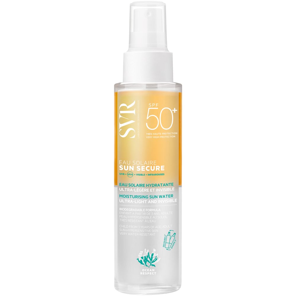 SVR Sun Secure Eau Solaire Spf50+ Moisturising Sun Water Διφασικό Αντηλιακό Νερό Πολύ Υψηλής Προστασίας Προσώπου & Σώματος για Ενυδάτωση 200ml