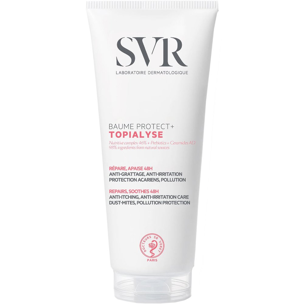 SVR Topialyse Protect+ 48h Anti-Itching & Irritation Care Balm Καταπραϋντική Κρέμα Σώματος & Προσώπου για Ατοπικές, Ξηρές & Πολύ Ξηρές Επιδερμίδες 200ml