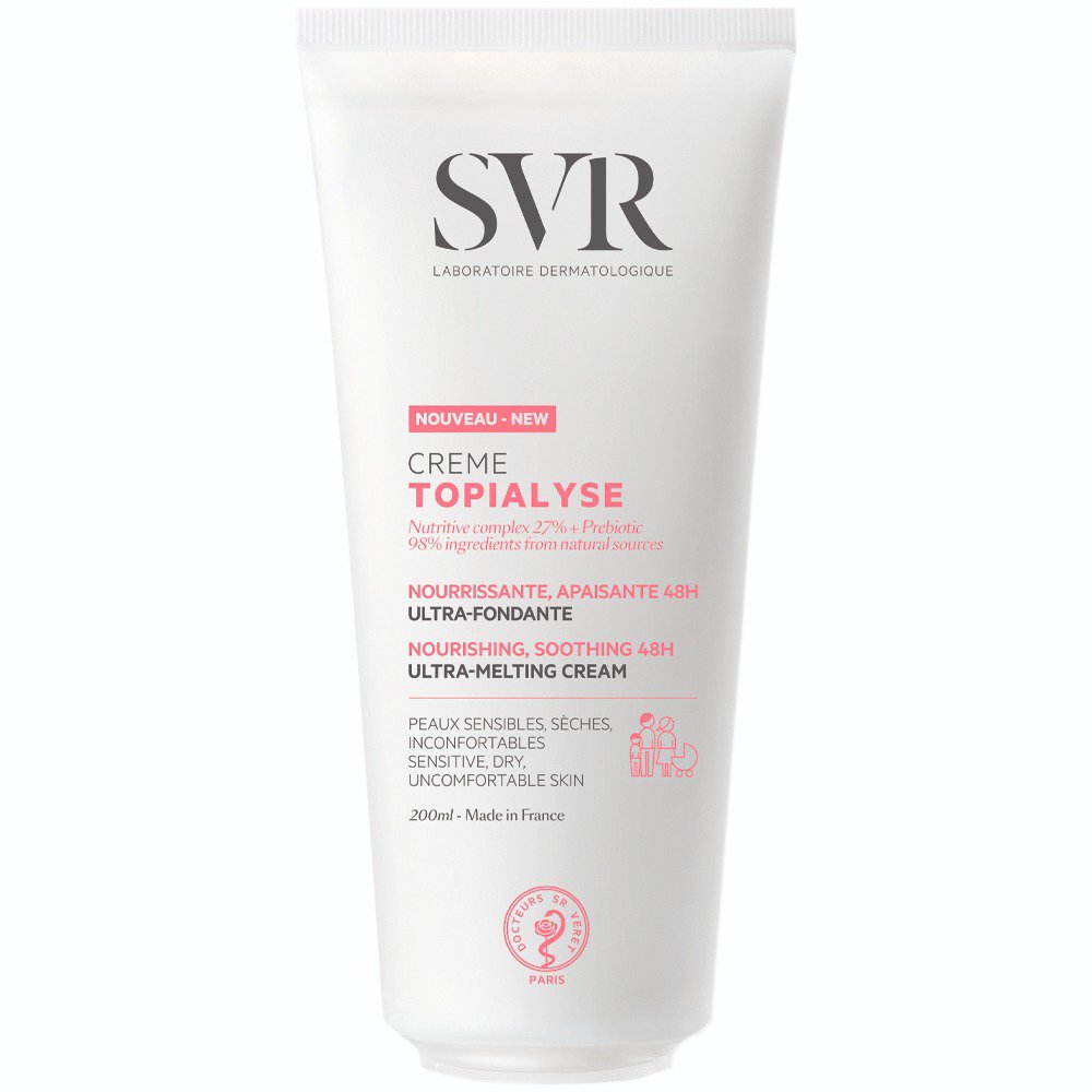 SVR Topialyse 48h Nourishing Shoothing Cream Κρέμα Ανακούφισης & Θρέψης Μακράς Διάρκειας για Ατοπικές, Ξηρές & Ευαίσθητες Επιδερμίδες 200ml