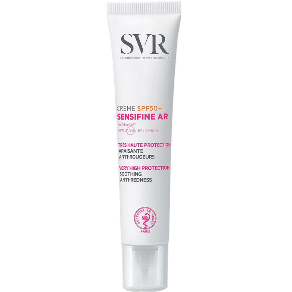 SVR Sensifine AR SPF50+ Soothing Anti-Redness Cream Αντηλιακή Κρέμα Προσώπου Πολύ Υψηλής Προστασίας για Ευαίσθητες με Ερυθρότητα Επιδερμίδες & Τάση Ροδόχρου Ακμής 40ml