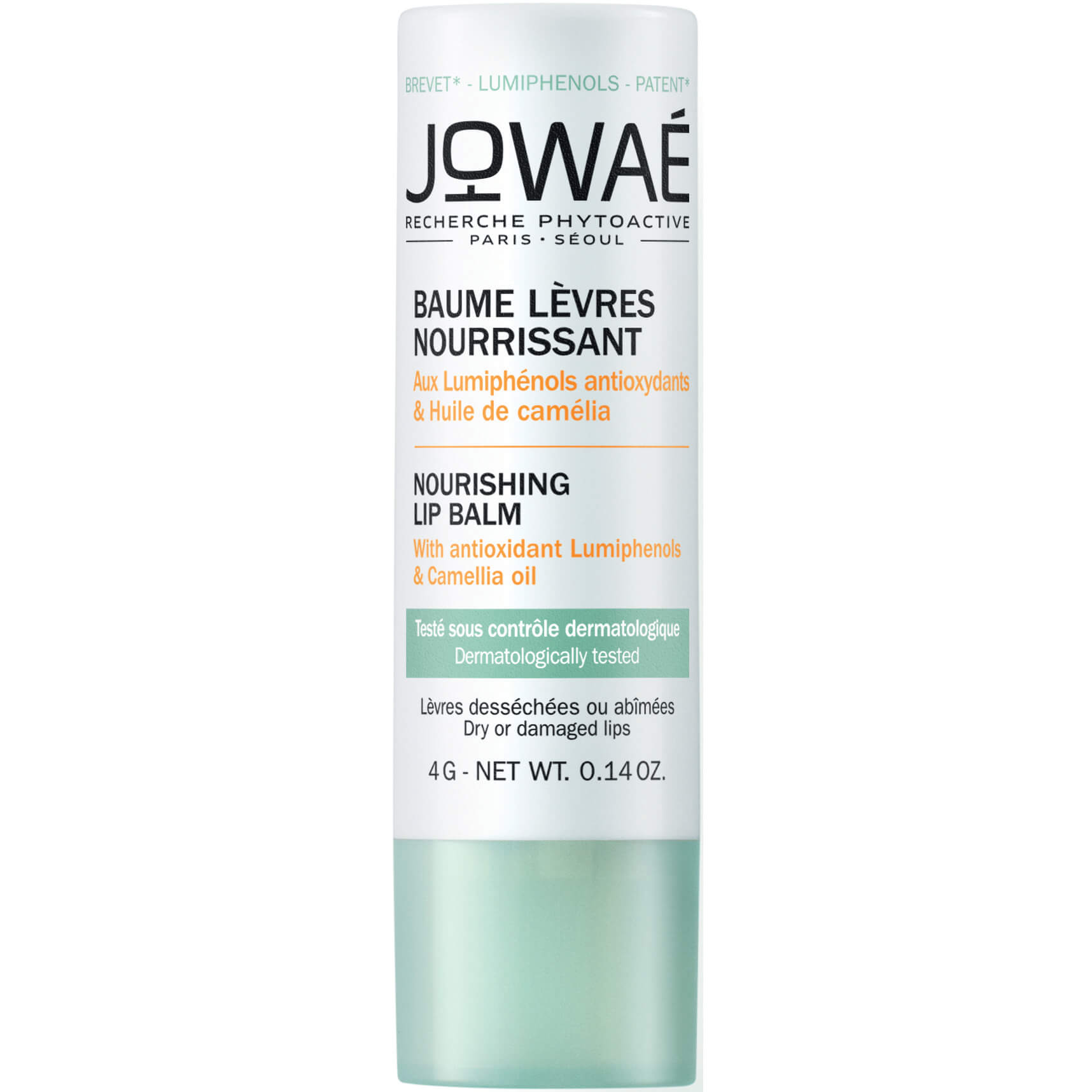 Jowae Nourishing Lip Balm Θρεπτικό Balm Χειλιών Φροντίδα για Ξηρά ή Ταλαιπωρημένα Χείλη 4g