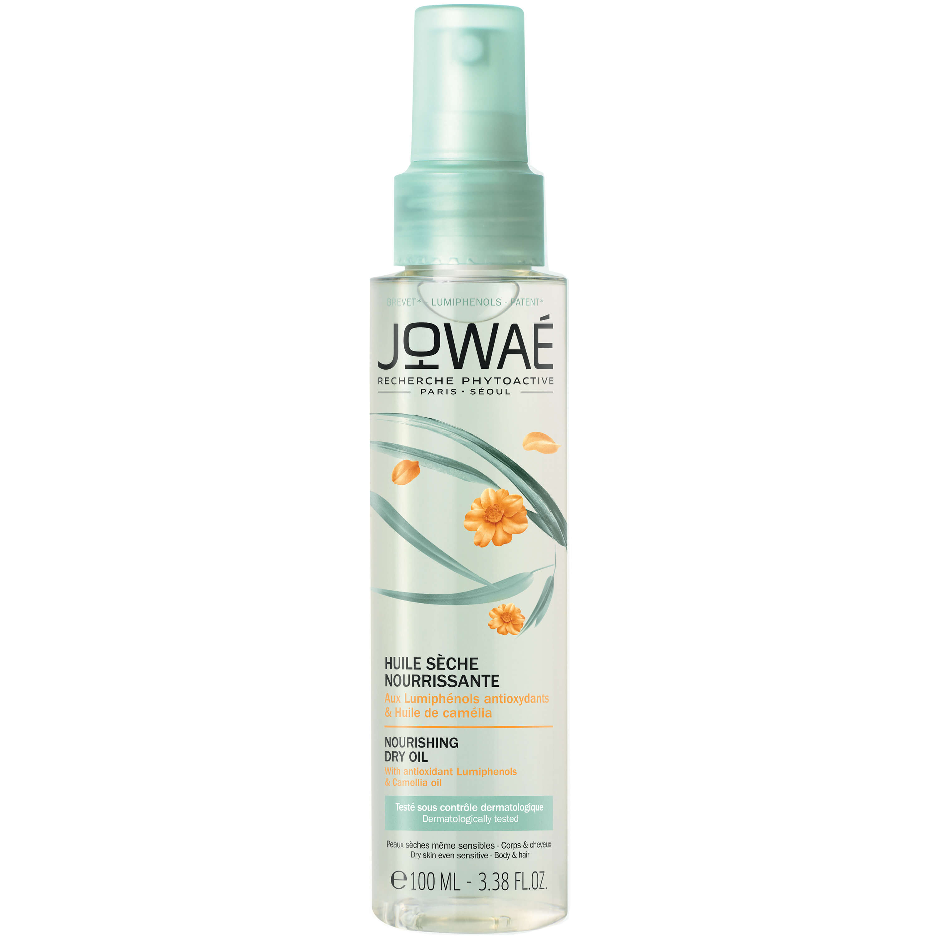 Jowae Nourishing Dry Oil Ξηρό Θρεπτικό Λάδι για Ξηρές Ευαίσθητες Επιδερμίδες, Σώμα & Μαλλιά 100ml