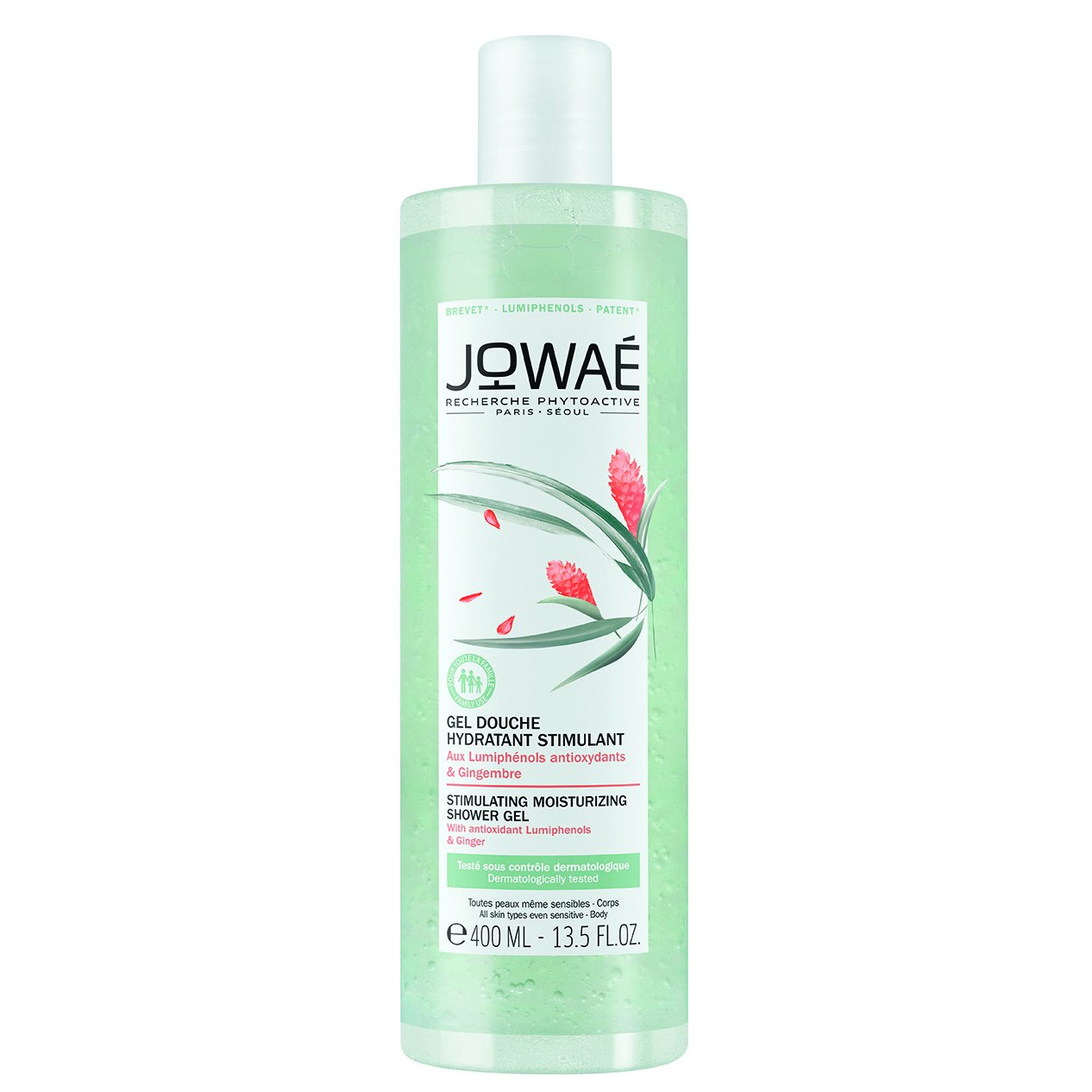 Jowae Stimulating Moisturizing Shower Gel Τονωτικό Ενυδατικό Αφρόλουτρο με Αντιοξειδωτικές Φωτοφαινόλες & Ginger 400ml