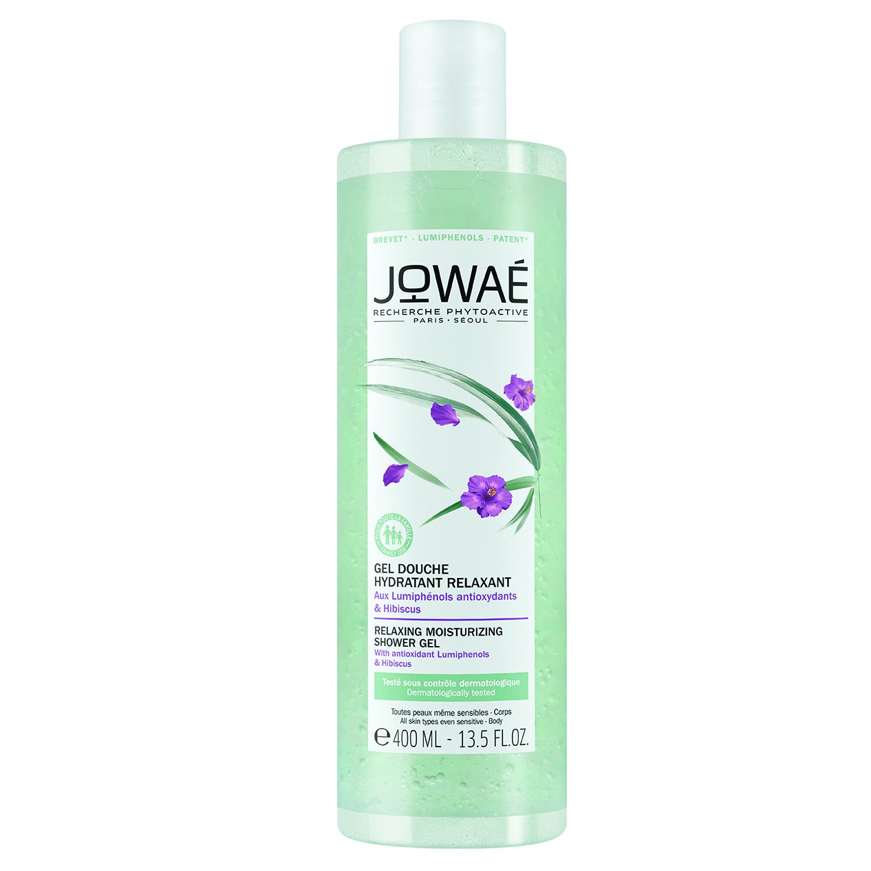 Jowae Relaxing Moisturizing Shower Gel Χαλαρωτικό Ενυδατικό Αφρόλουτρο με Αντιοξειδωτικές Φωτοφαινόλες & Ιβίσκο 400ml