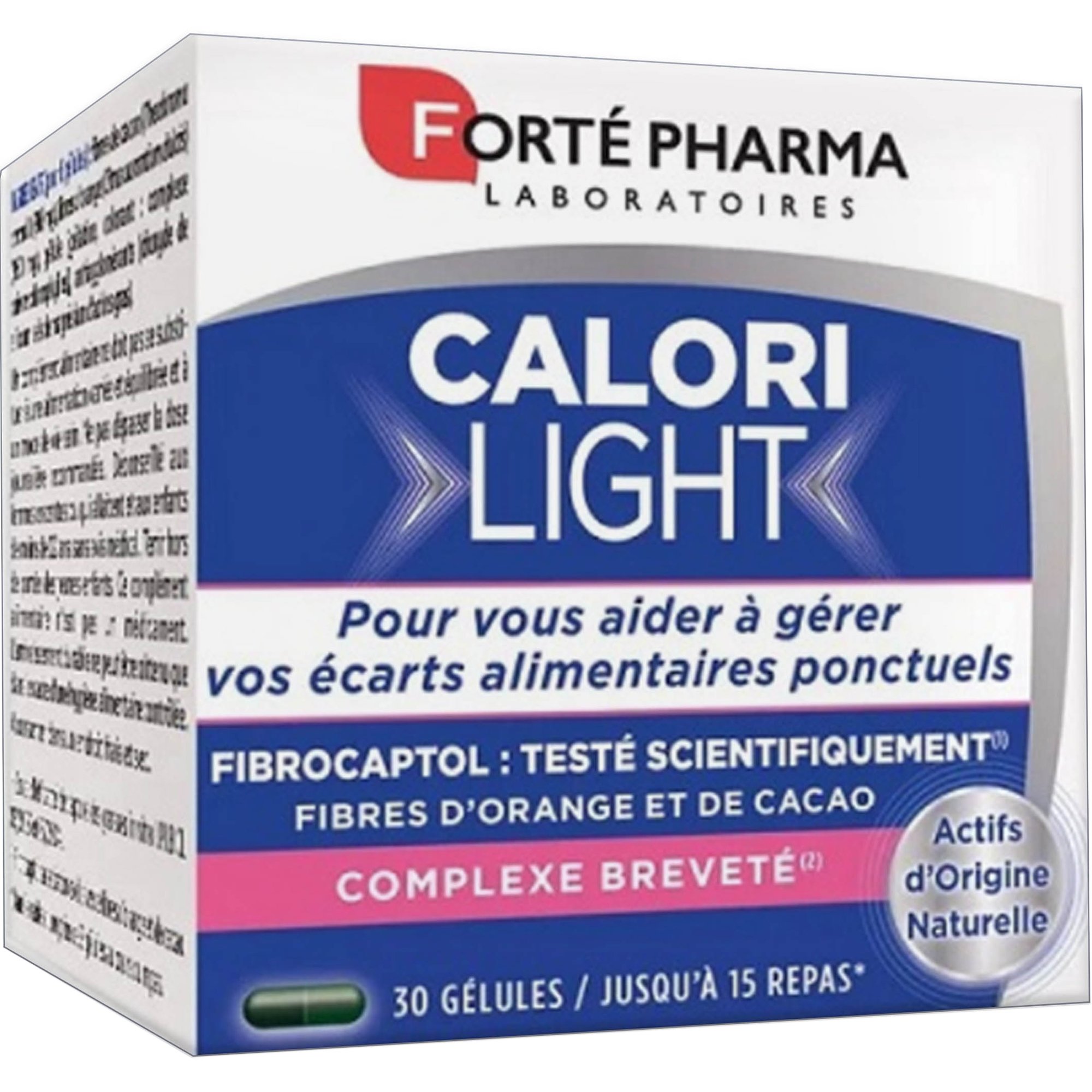 FORTE PHARMA Forte Pharma Calori Light Συμπλήρωμα Διατροφής Φυτικών Ινών για Βελτιστοποίηση της Απορρόφησης του Λίπους & Καλύτερη Διαχείριση Βάρους 30caps