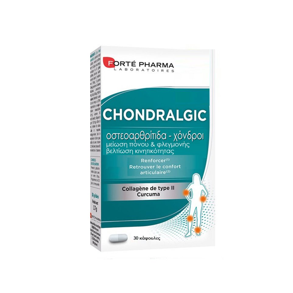 Forte Pharma Chondralgic Κινητικότητα Των Αρθρώσεων Με Κολλαγόνο 30Κάψουλες