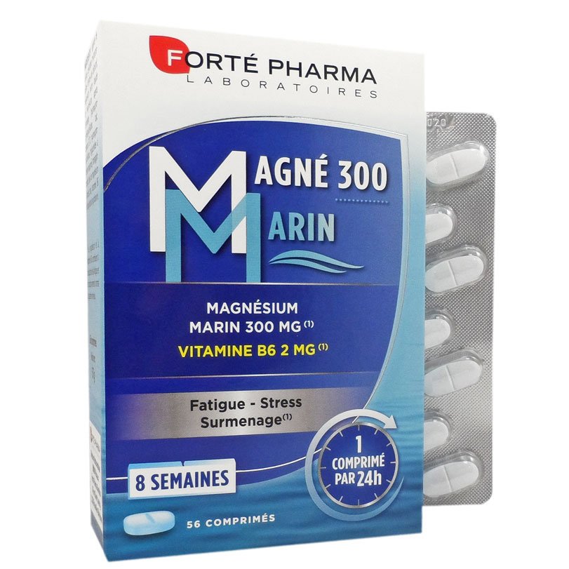 FORTE PHARMA Forte Pharma Magne 300 Marin Συμπλήρωμα Μαγνησίου Φυσικής Προέλευσης 56tabs