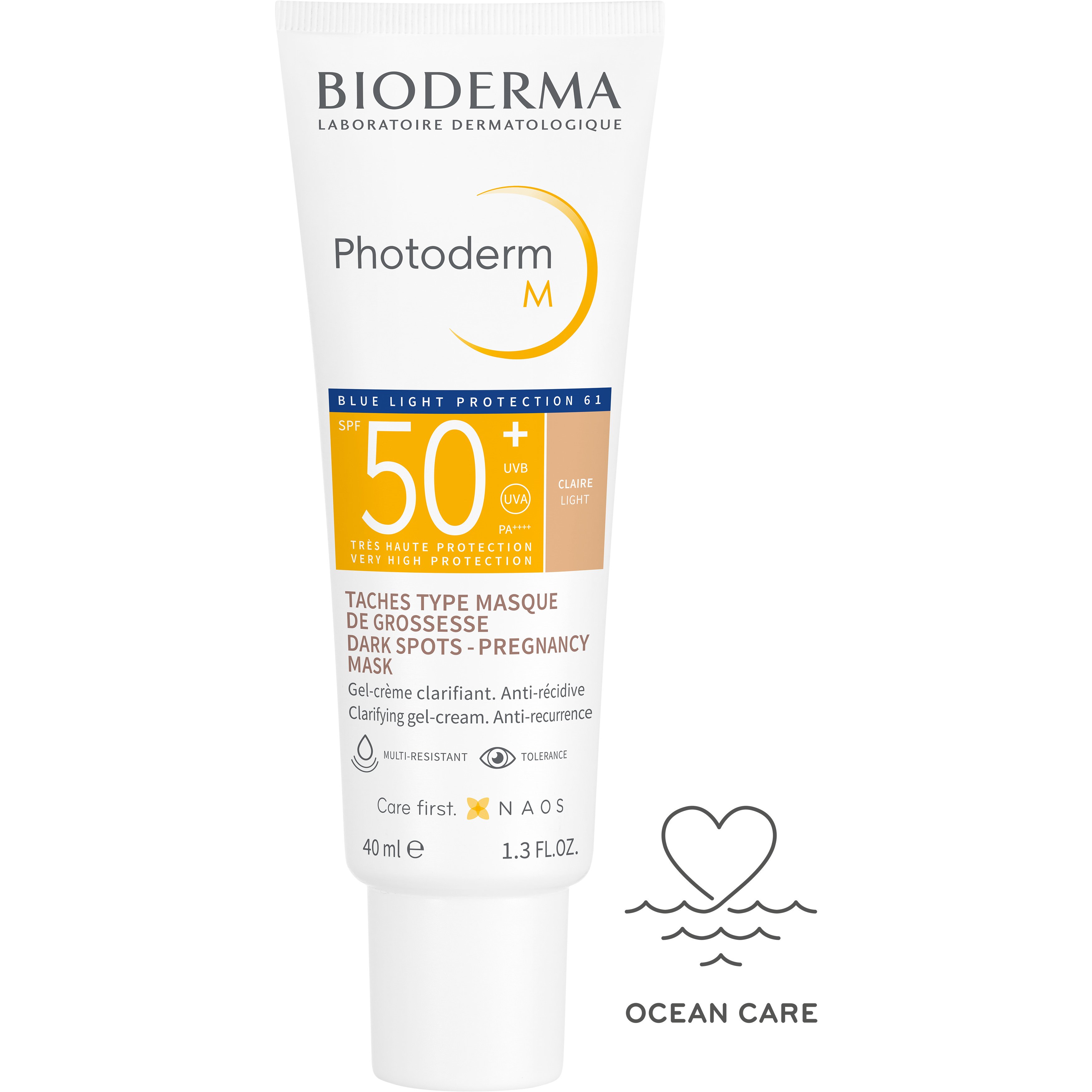 Bioderma Bioderma Photoderm-Μ Spf50+ Tinted Anti-Recurrence Face Gel-Cream Ματ Κρέμα Προσώπου Υψηλής Αντηλιακής Προστασίας με Χρώμα 40ml – Light