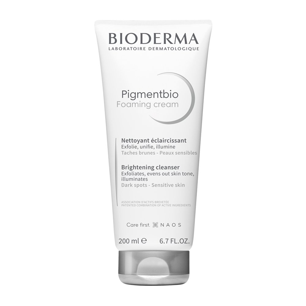 Bioderma Pigmentbio Foaming Cream Χαρίζει Φωτεινότητα και Προωθεί την Εξάλειψη των Καφέ Κηλίδων 200ml