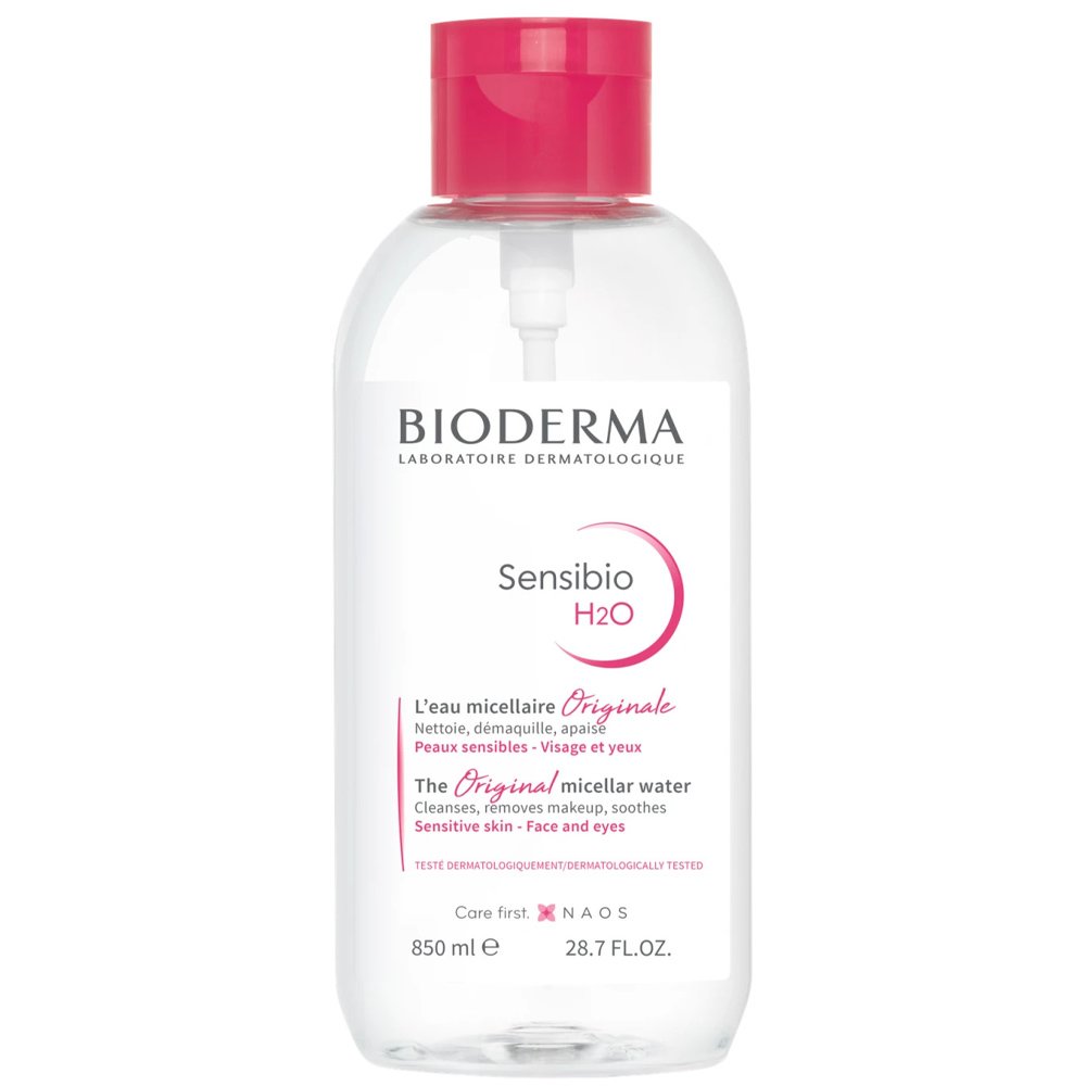 Bioderma Bioderma Sensibio H2O Micellar Water Μικυλλιακό Νερό Καθαρισμού & Ντεμακιγιάζ Προσώπου - Ματιών για Ευαίσθητες Επιδερμίδες 850ml