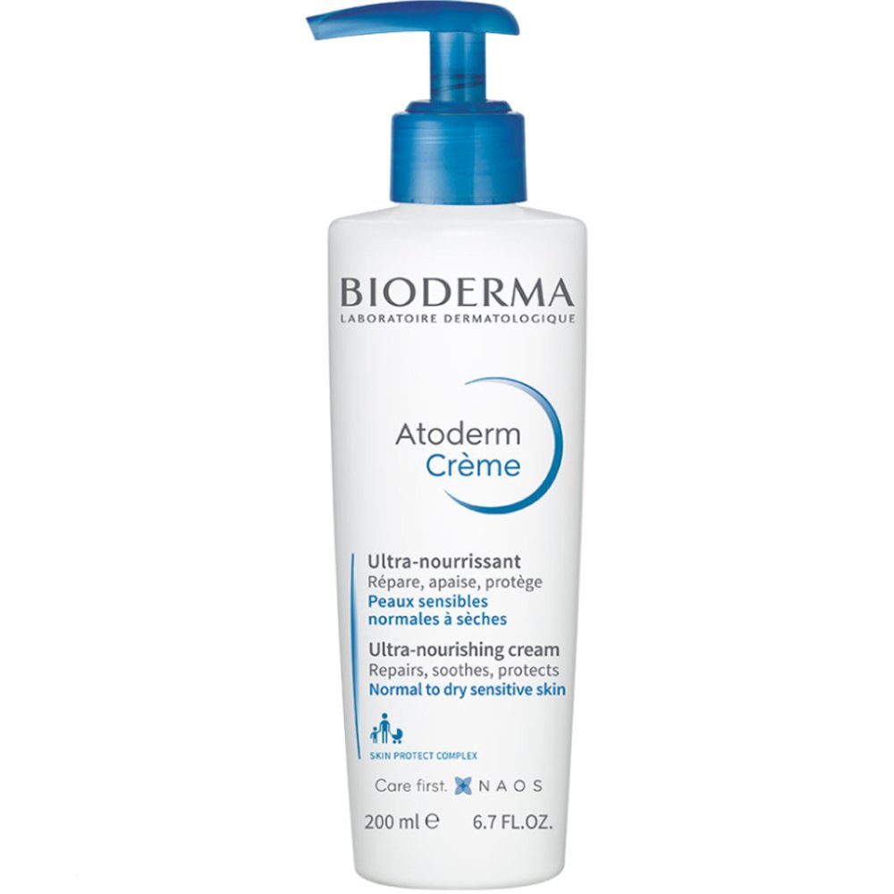 Bioderma Atoderm Creme Ultra Nourishing Cream Εξαιρετικά Θρεπτική Ενυδατική Κρέμα για Κανονικό Ξηρό Δέρμα για όλη την Οικογένεια 200ml