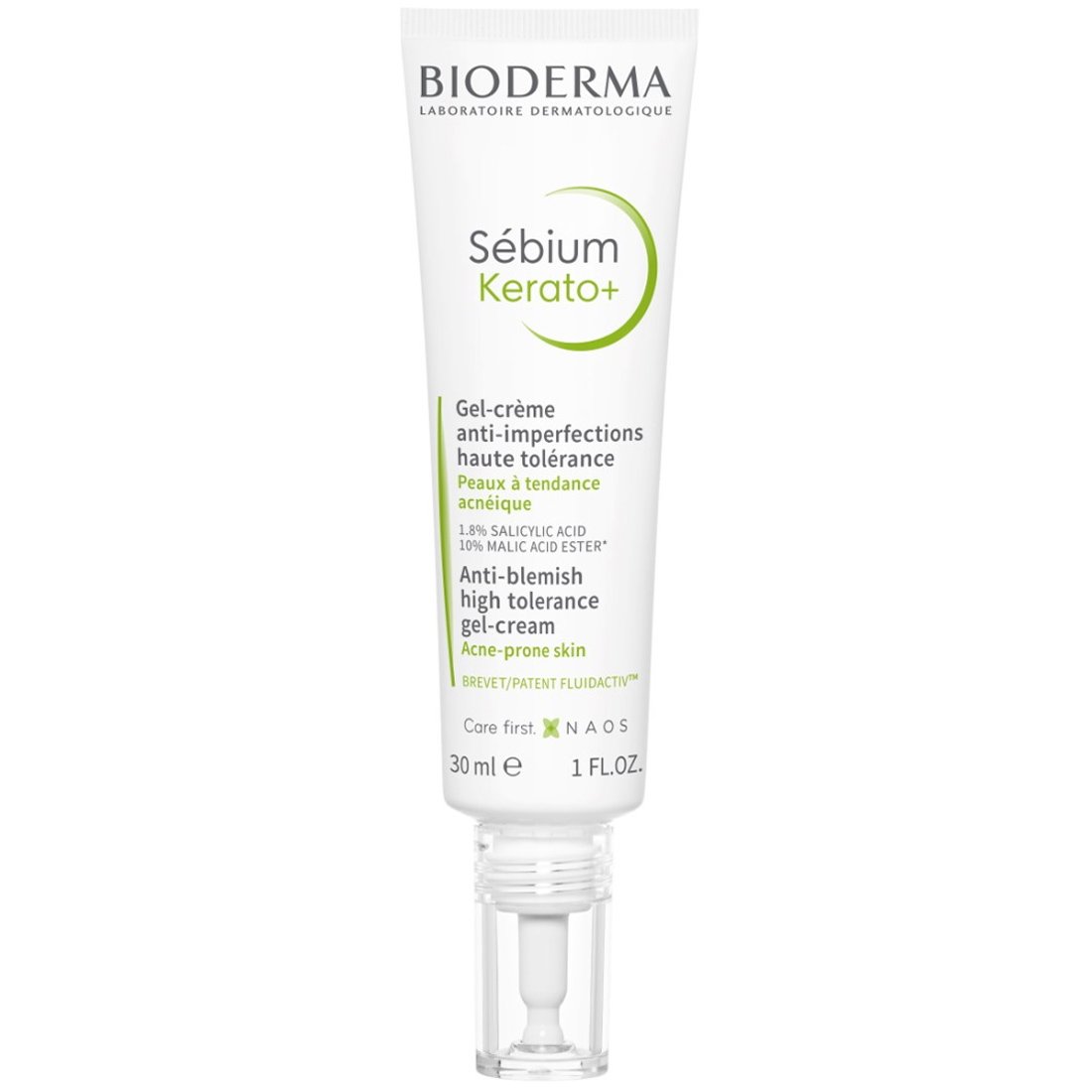 Bioderma Sebium Kerato+ Anti-Blemish High Tolerance Gel-Cream Κρέμα σε Μορφή Gel για Επιδερμίδες με Τάση Ακμής 30ml