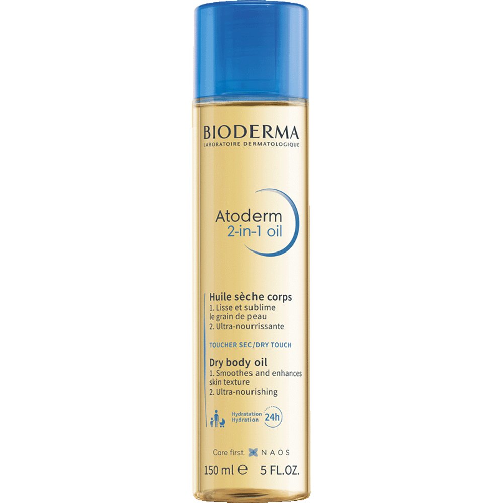 Bioderma Bioderma Atoderm 2-in-1 Dry Body Oil Βελτιωτικό Λάδι Σώματος που Εξασφαλίζει Αποτελεσματικότητα σε 2 Επίπεδα για το Ξηρό Δέρμα 150ml