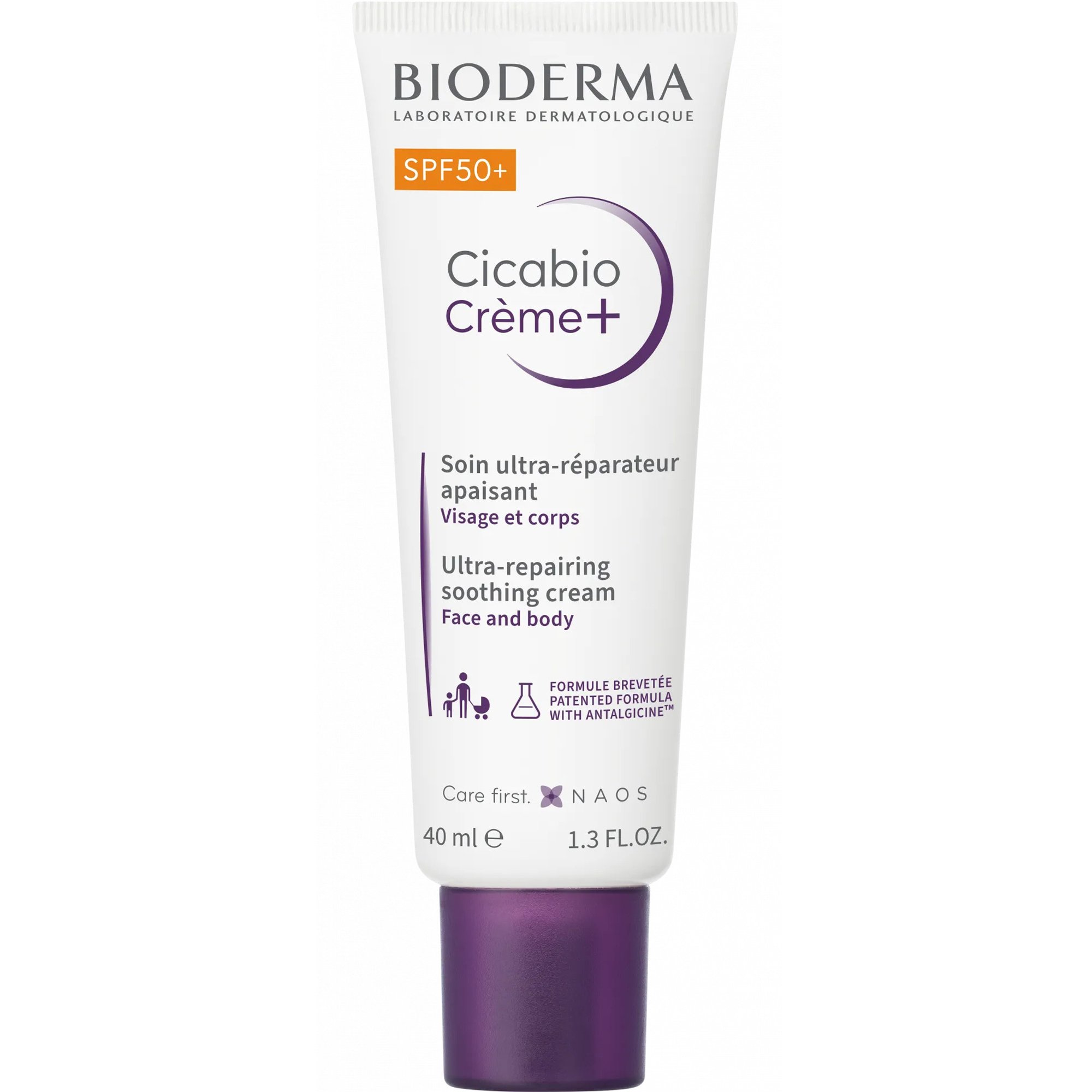 Bioderma Bioderma Cicabio Ultra Repairing Anti Scar Soothing Cream Spf50+ Αναπλαστική Κρέμα Προσώπου & Σώματος Πολύ Υψηλής Προστασίας για Πρόληψη της Υπερμελάγχρωσης, Αντιμετώπιση των Ουλών & Ενίσχυση της Φυσικής Επούλωσης του Δέρματος 40ml