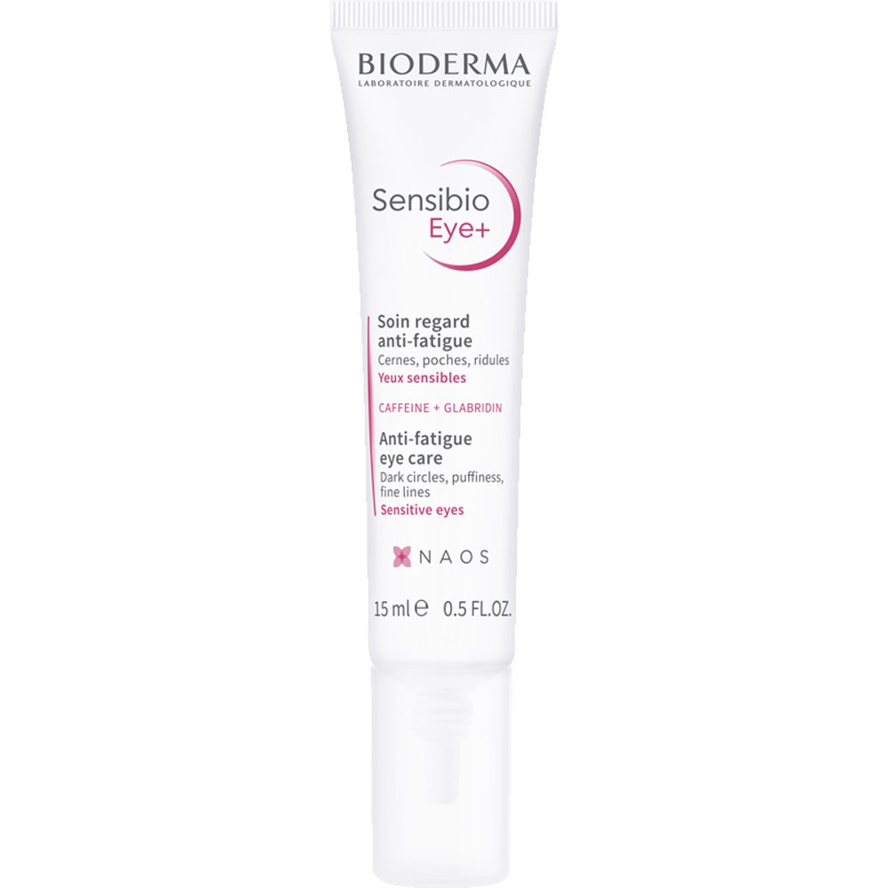 Bioderma Bioderma Sensibio Eye+ Anti-Fatigue Eye Care Κρέμα Ματιών που Καταπολεμά τους Μαύρους Κύκλους & Λειαίνει τις Λεπτές Γραμμές 15ml
