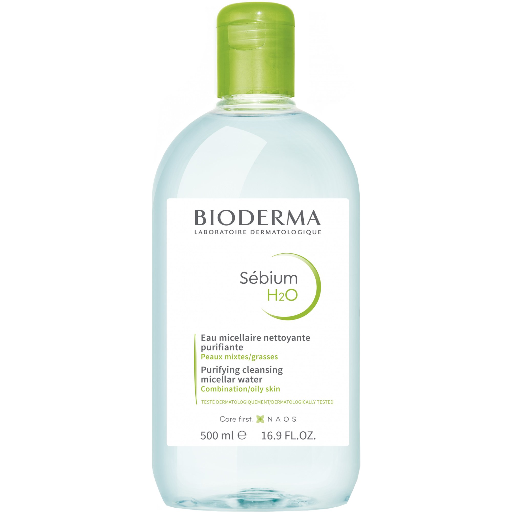 Bioderma Bioderma Sebium H2O Purifying Micellar Water Νερό Καθαρισμού & Ντεμακιγιάζ Προσώπου - Ματιών, Κατάλληλο για Μικτό - Λιπαρό Δέρμα 500ml