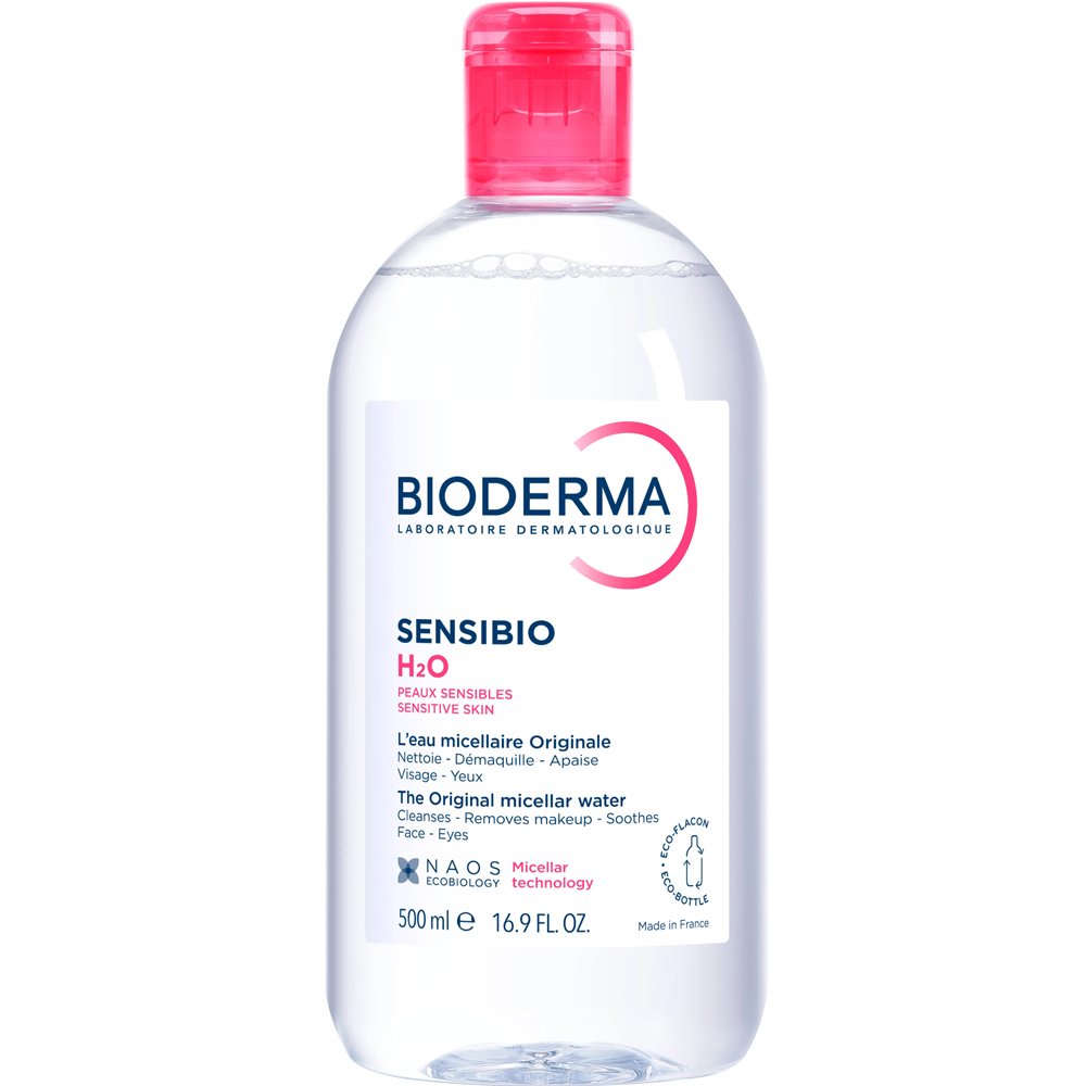Bioderma Sensibio H2O Micellar Water Μικυλλιακό Νερό Καθαρισμού & Ντεμακιγιάζ Προσώπου - Ματιών για Ευαίσθητες Επιδερμίδες 500ml
