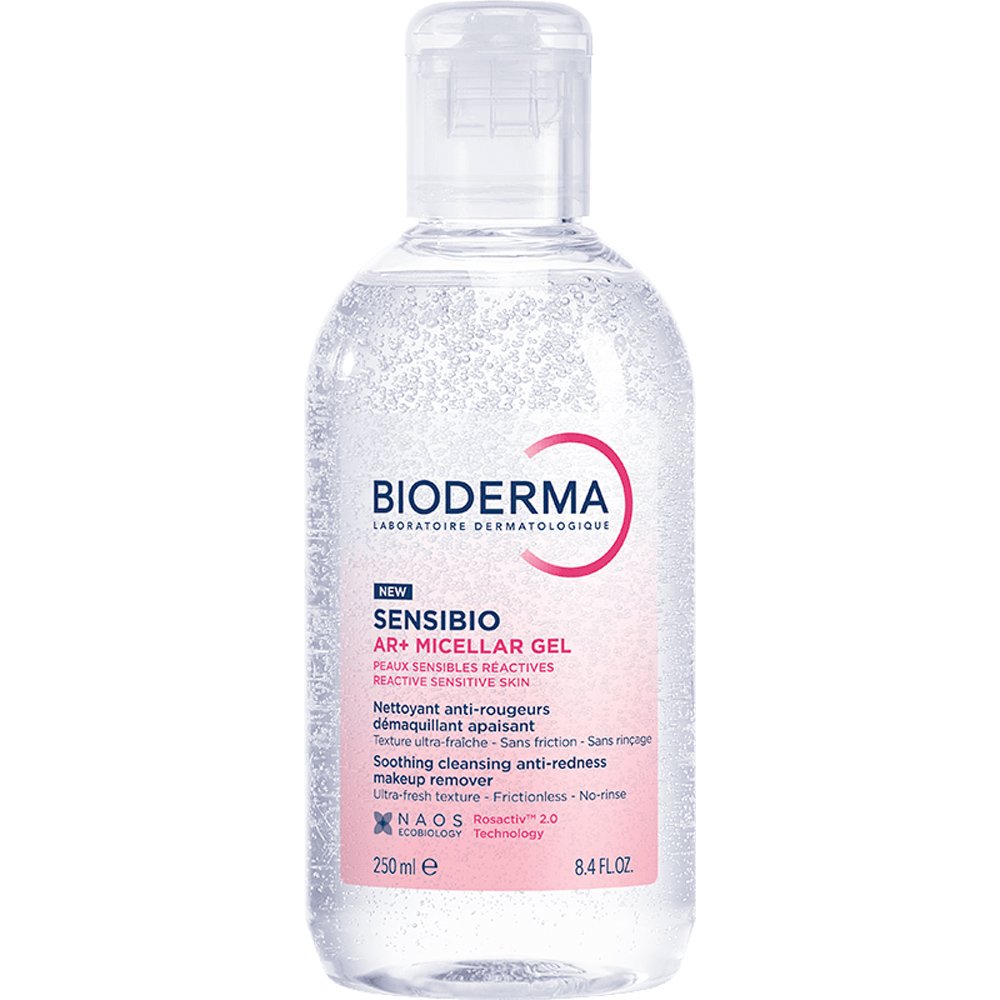 Bioderma Bioderma Sensibio AR+ Micellar Gel Soothing Cleansing Anti-Redness Makeup Remover Καταπραϋντικό Τζελ Καθαρισμού & Ντεμακιγιάζ Κατά της Ερυθρότητας για το Ευαίσθητο Αντιδραστικό Δέρμα 250ml