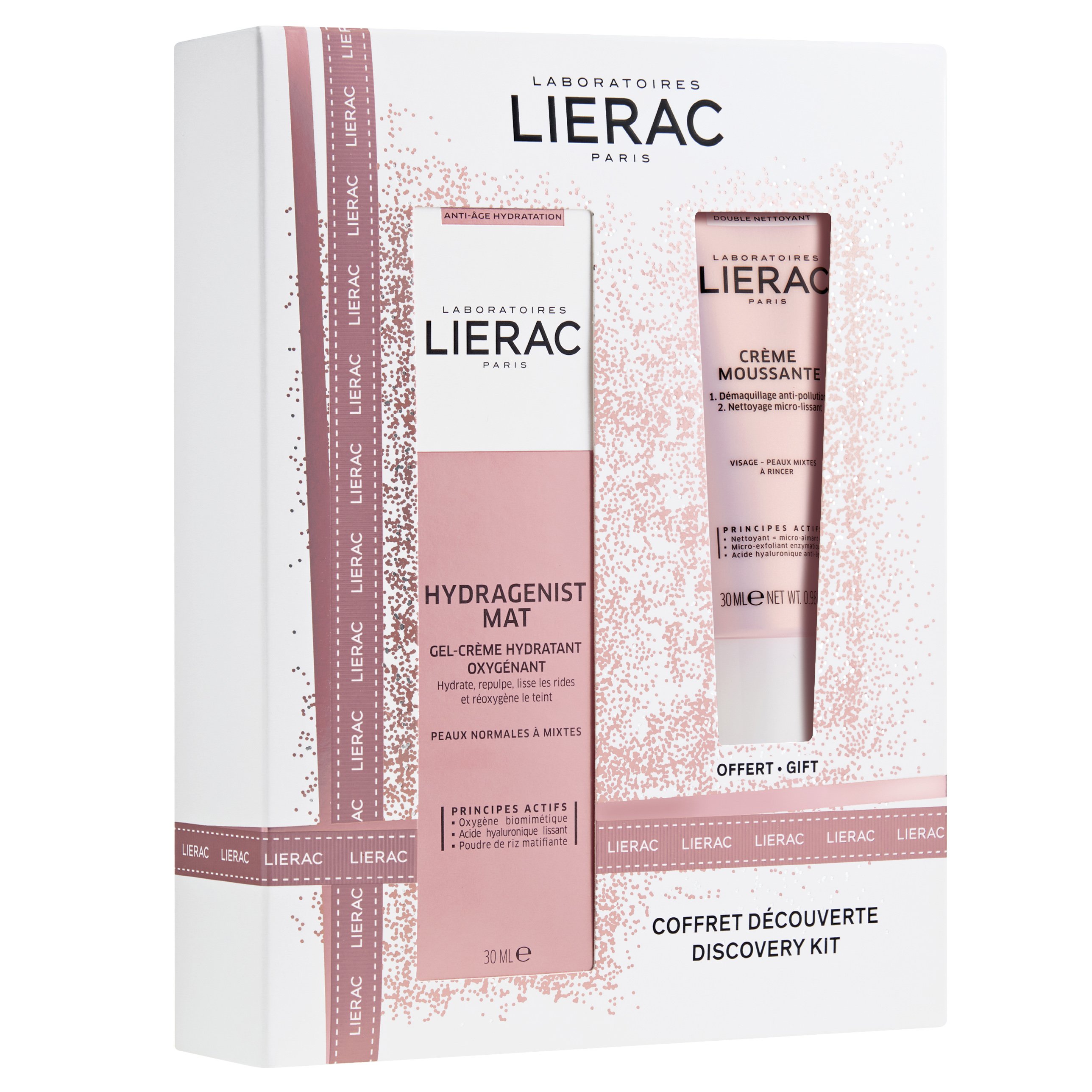 Lierac Hydragenist Gift Set Gel Creme Mat Hydratante Oxygenante 30ml & Δώρο Creme Moussante 30ml