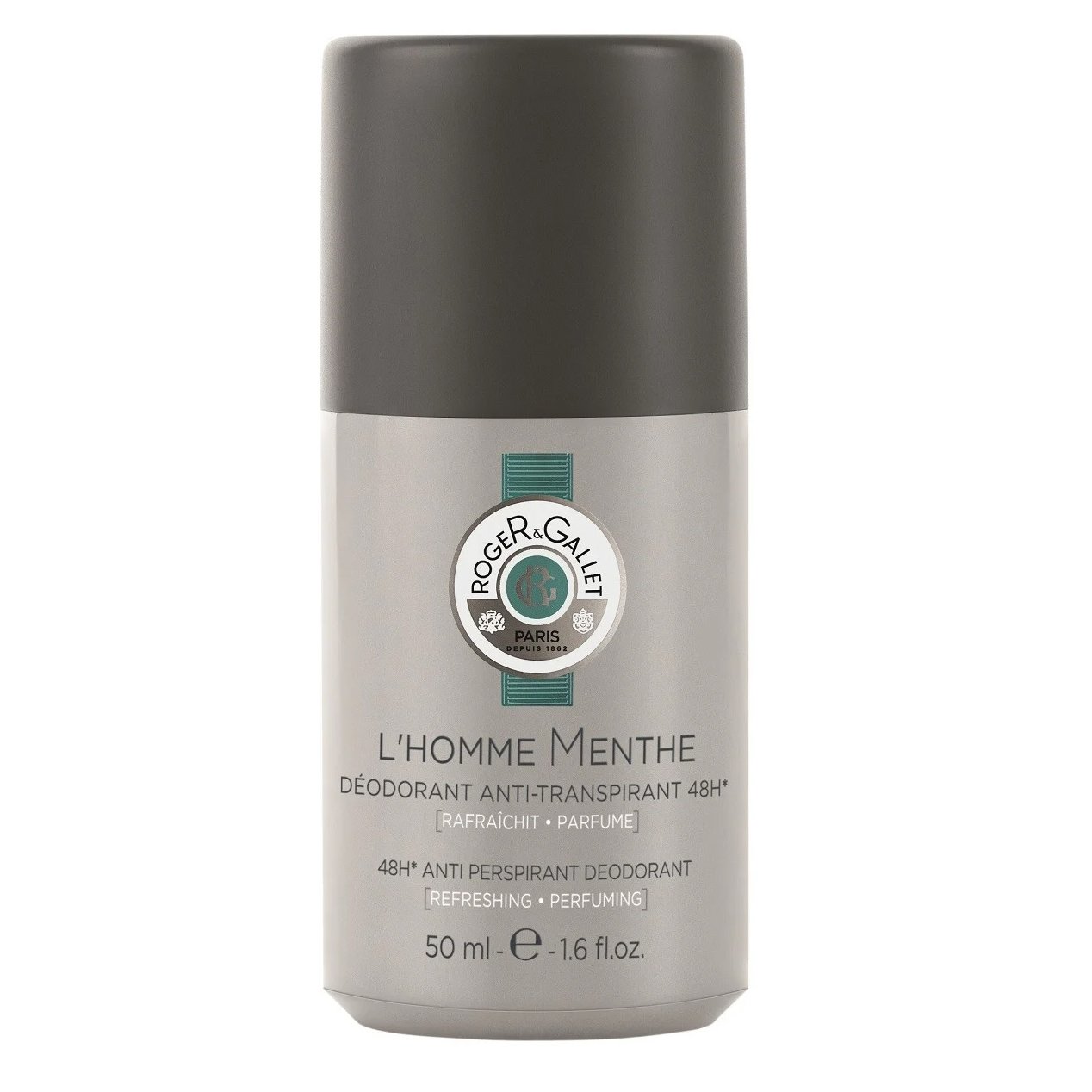 Roger & Gallet L’Homme Menthe Ανδρικό Αποσμητικό σε Μορφή Roll on για Μέγιστη Προστασία Κατά της Εφίδρωσης 50ml