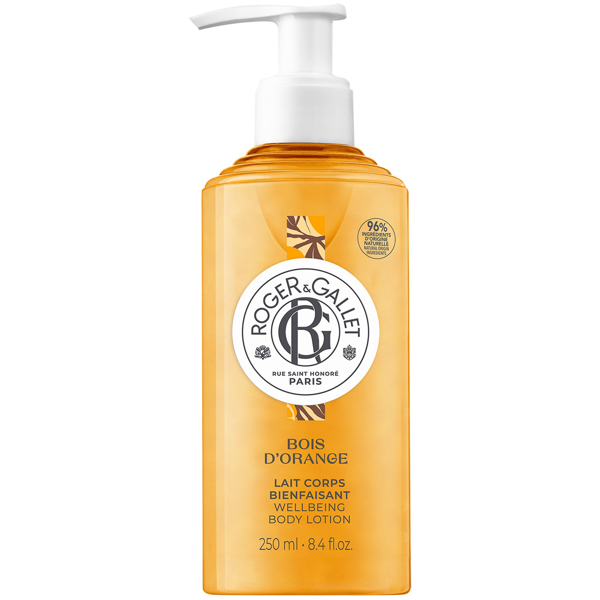 Roger & Gallet Bois d’Orange Wellbeing Body Lotion Αναζωογονητικό Γαλάκτωμα Σώματος με Άρωμα Πορτοκαλιού 250ml