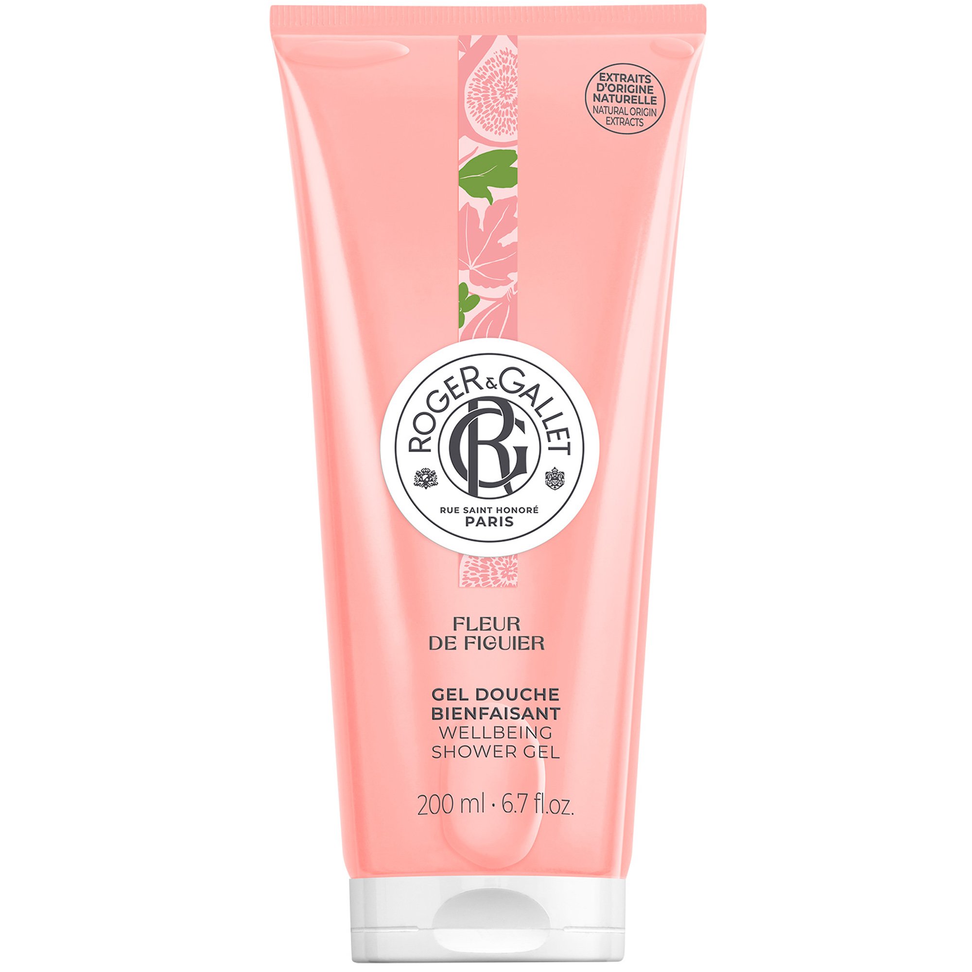 Roger & Gallet Fleur de Figuier Wellbeing Shower Gel Ενυδατικό, Αναζωογονητικό Αφρόλουτρο με Άρωμα Σύκου 200ml