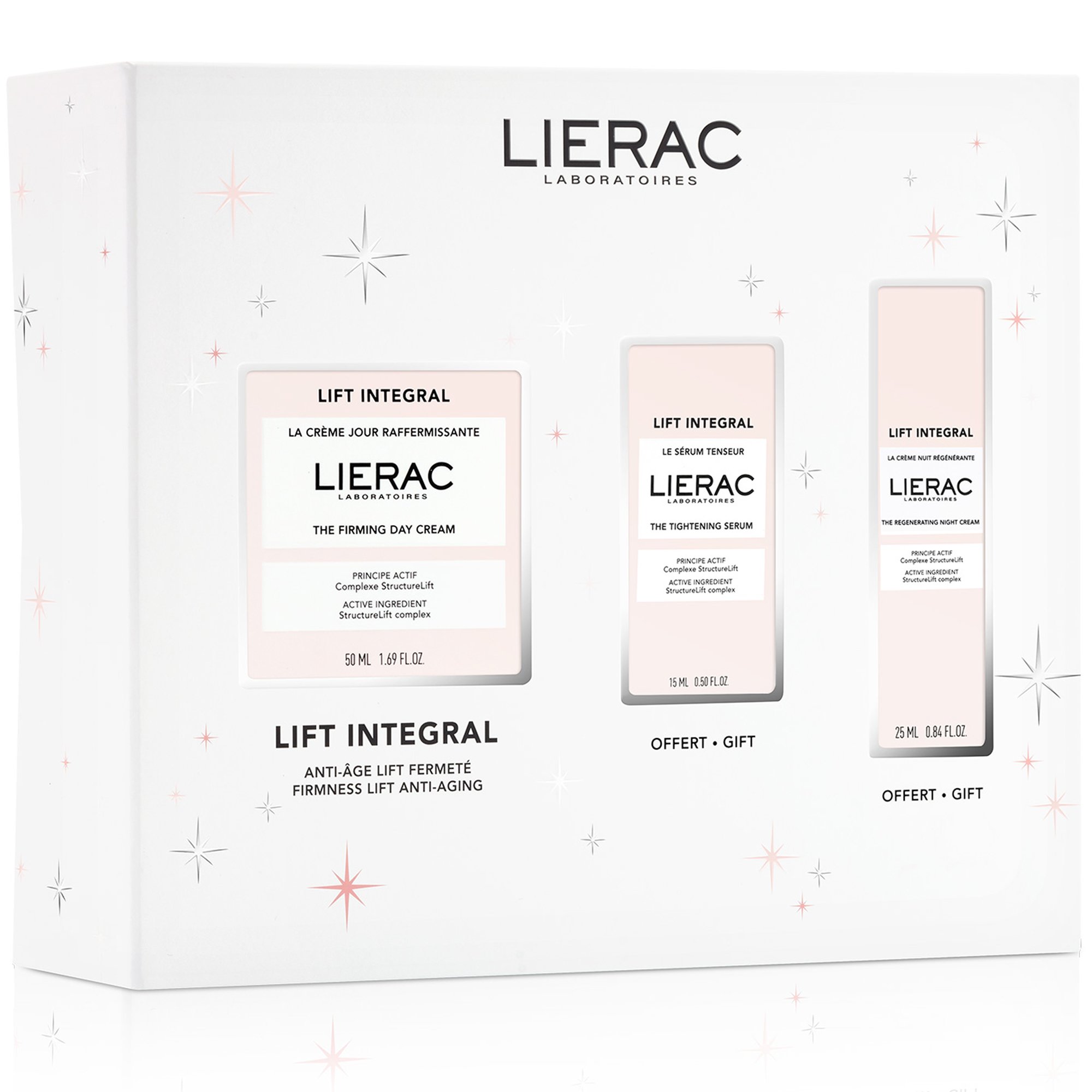 Lierac Promo Lift Integral Gift Set The Firming Day Cream 50ml & Δώρο The Tightening Serum 15ml & The Regenerating Night Cream 25ml