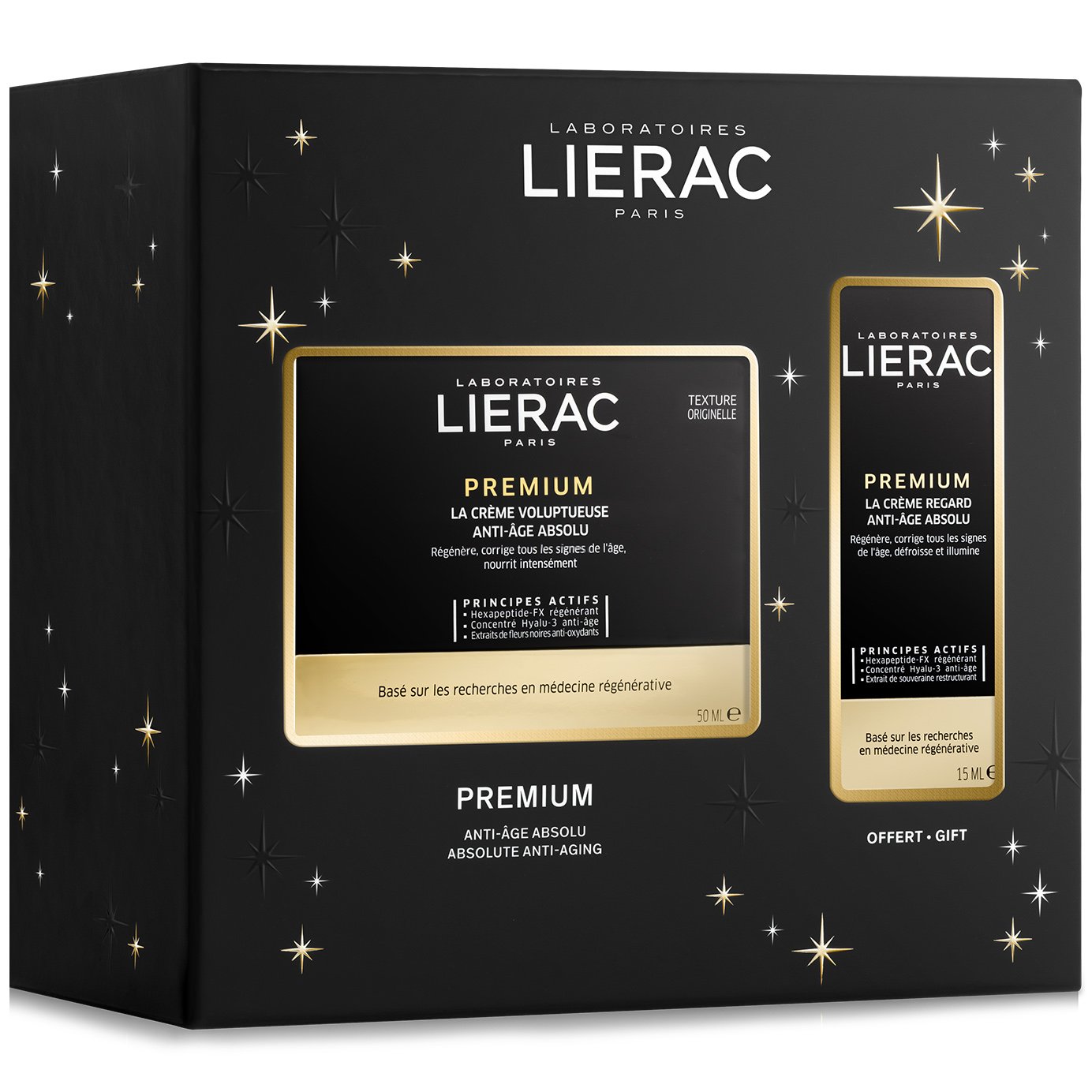 Lierac Promo Premium Gift Set Creme Voluptueuse 24ωρη Αντιγηραντική Κρέμα Προσώπου 50ml & Δώρο Premium Absolu Αντιγηραντική Κρέμα Ματιών 15ml