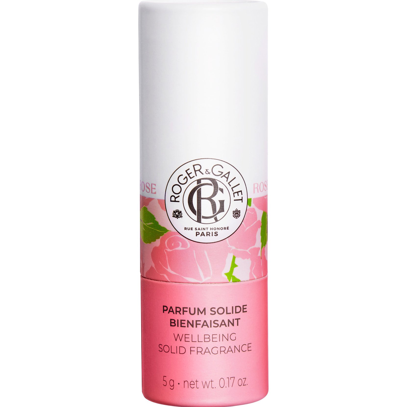 Roger & Gallet Rose Wellbeing Solid Fragrance Γυναικείο Άρωμα σε Stick με Ιταλικό Μανταρίνι, Τριαντάφυλλο Δαμασκού & Musk 5g