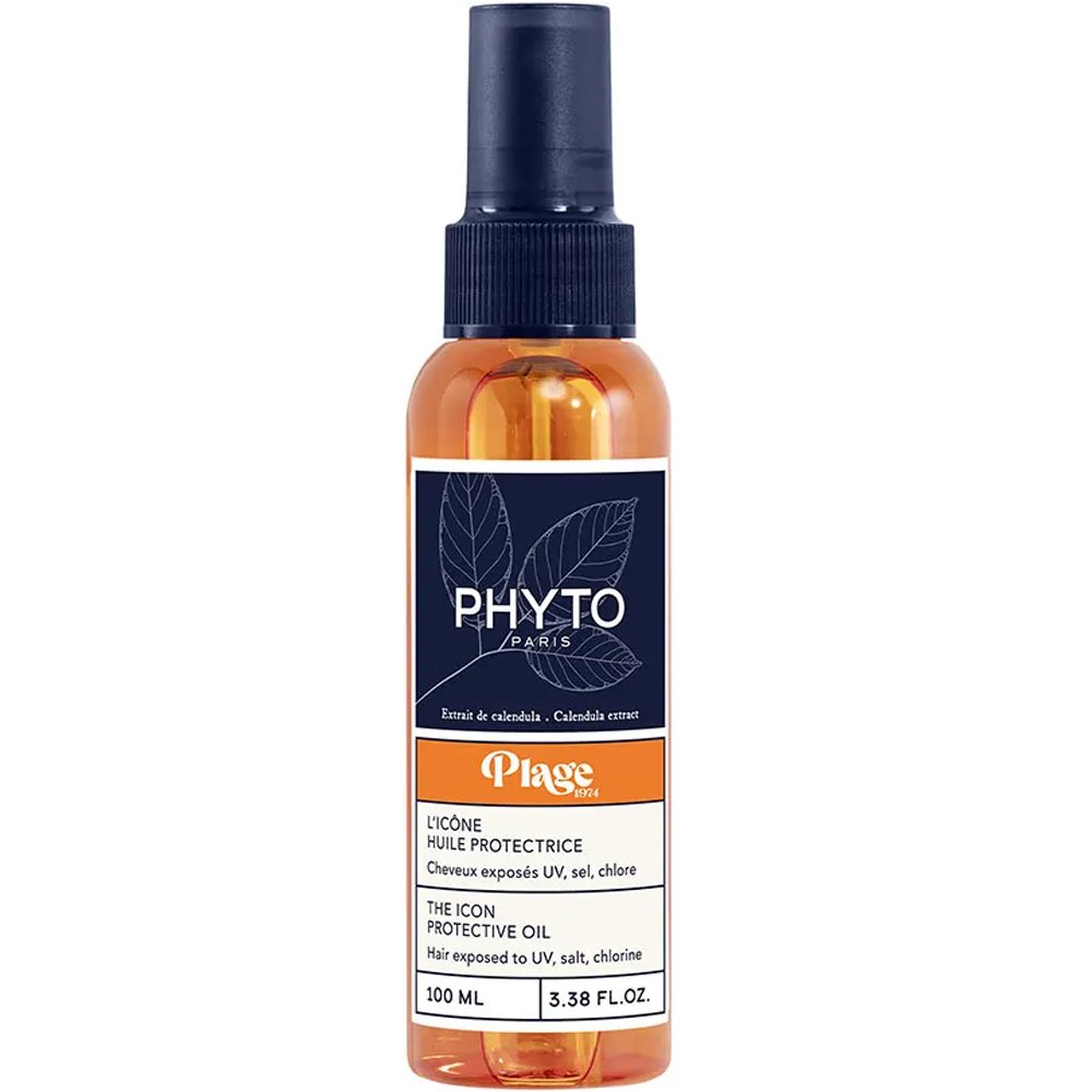 Phyto Plage The Icon Protective Oil Spray Θρεπτικό Λάδι με Εκχύλισμα Καλέντουλας & Έλαιο Karanja για Προστασία & Επανόρθωση των Μαλλιών που Έχουν Εκτεθεί στην Ηλιακή Ακτινοβολία το Αλάτι & το Χλώριο 100ml